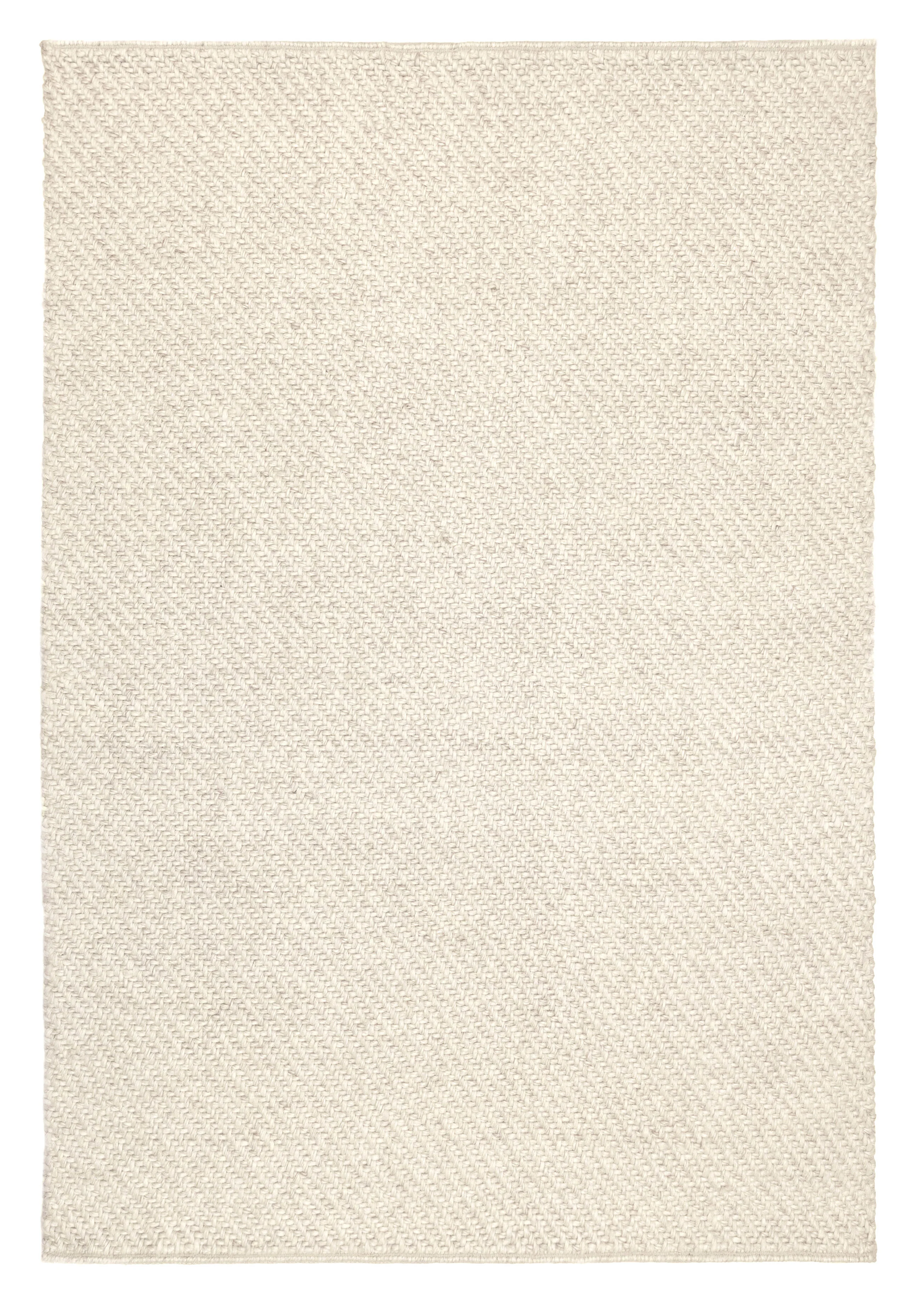 Noemie Cream and Beige Chunky Wool Rug