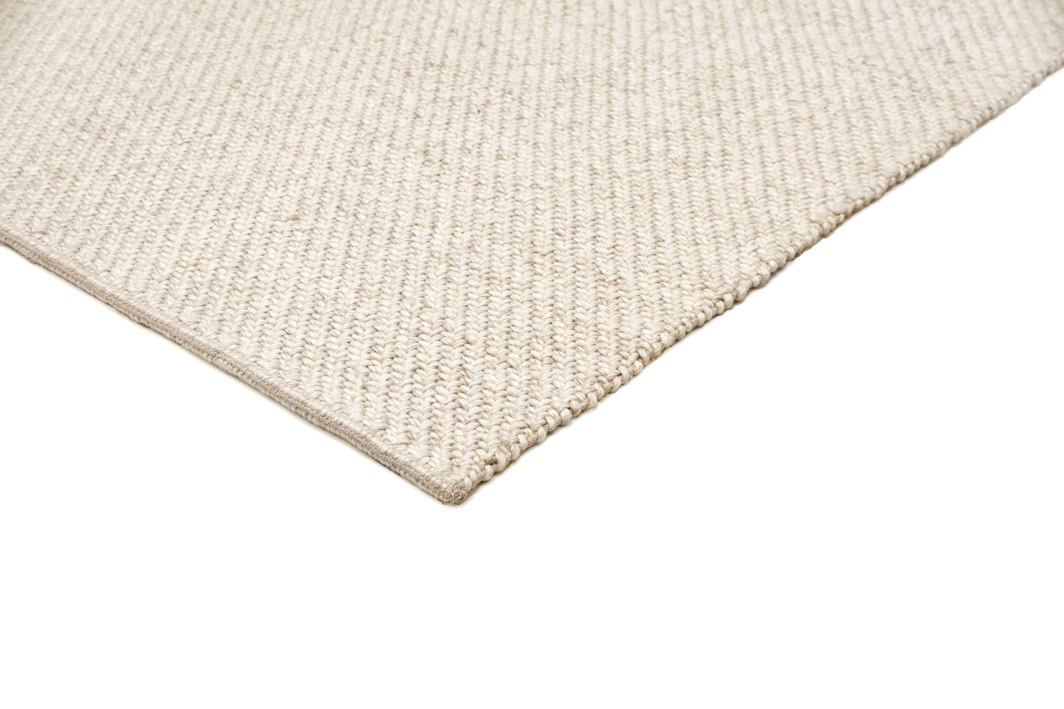Noemie Cream and Beige Chunky Wool Rug - Image 13