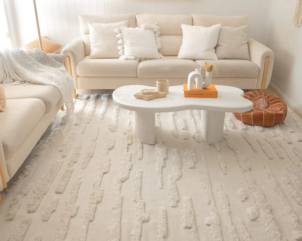 Norelle Neutral Textured Rug - Image 3