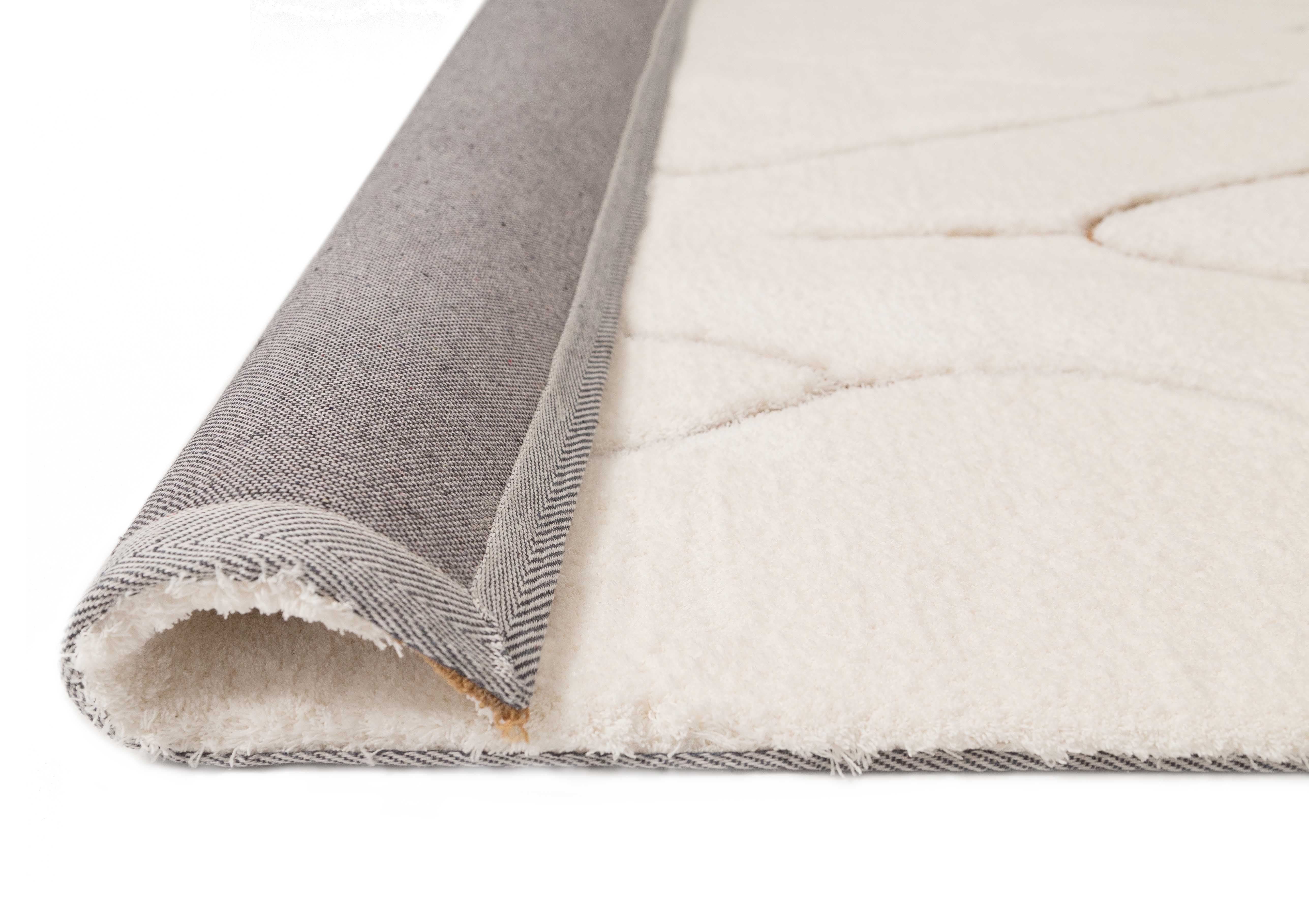 Nyla Cream and Gold Tribal Shag Rug - Image 16