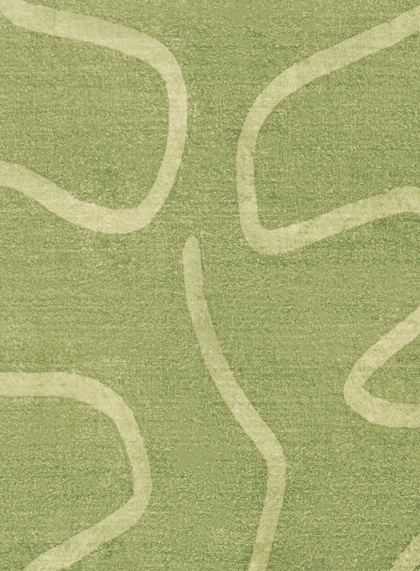 Odessa Green and Light Green Abstract Washable Rug - Image 5