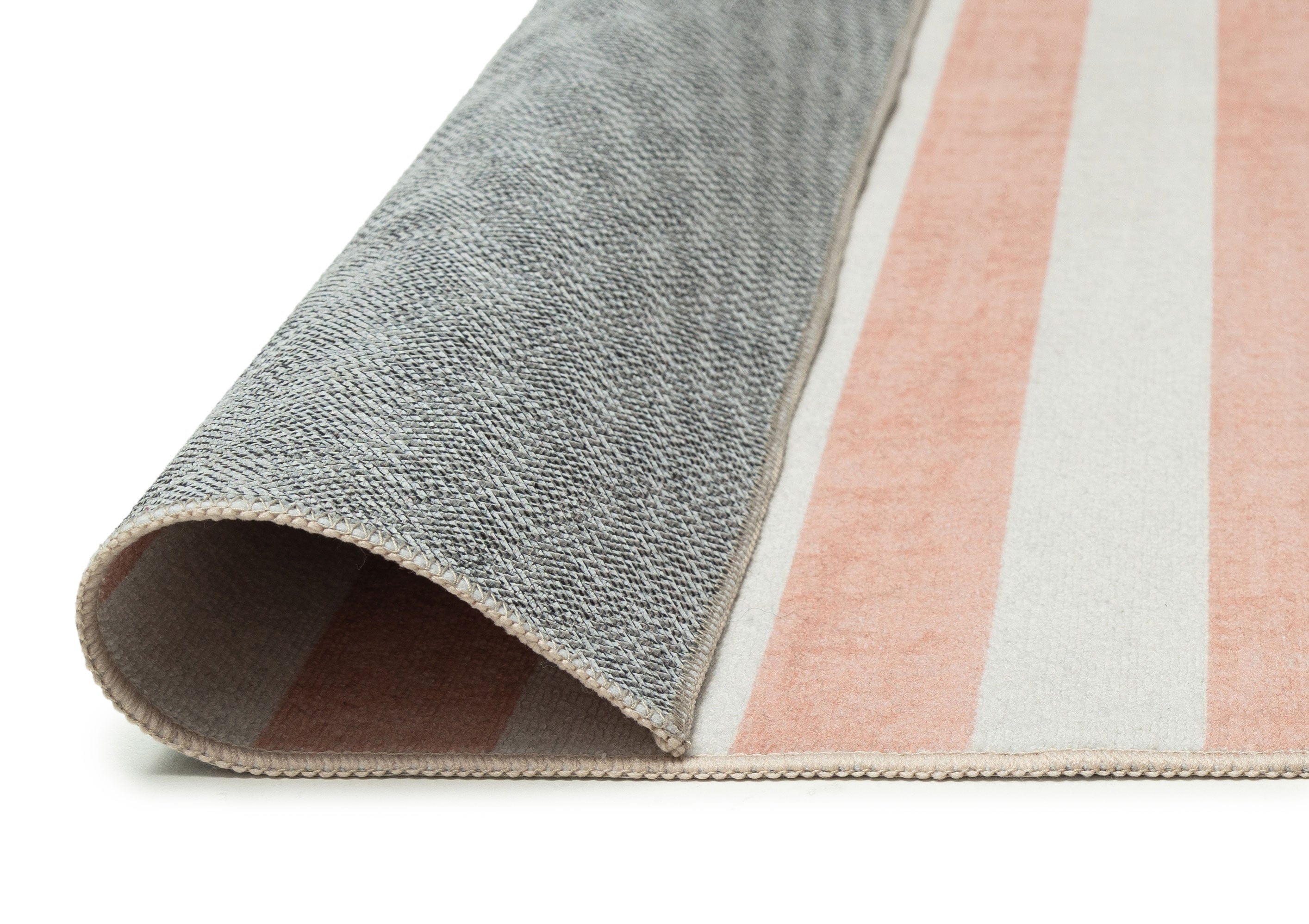 Okino Pink and Brown Washable Rug - Image 10