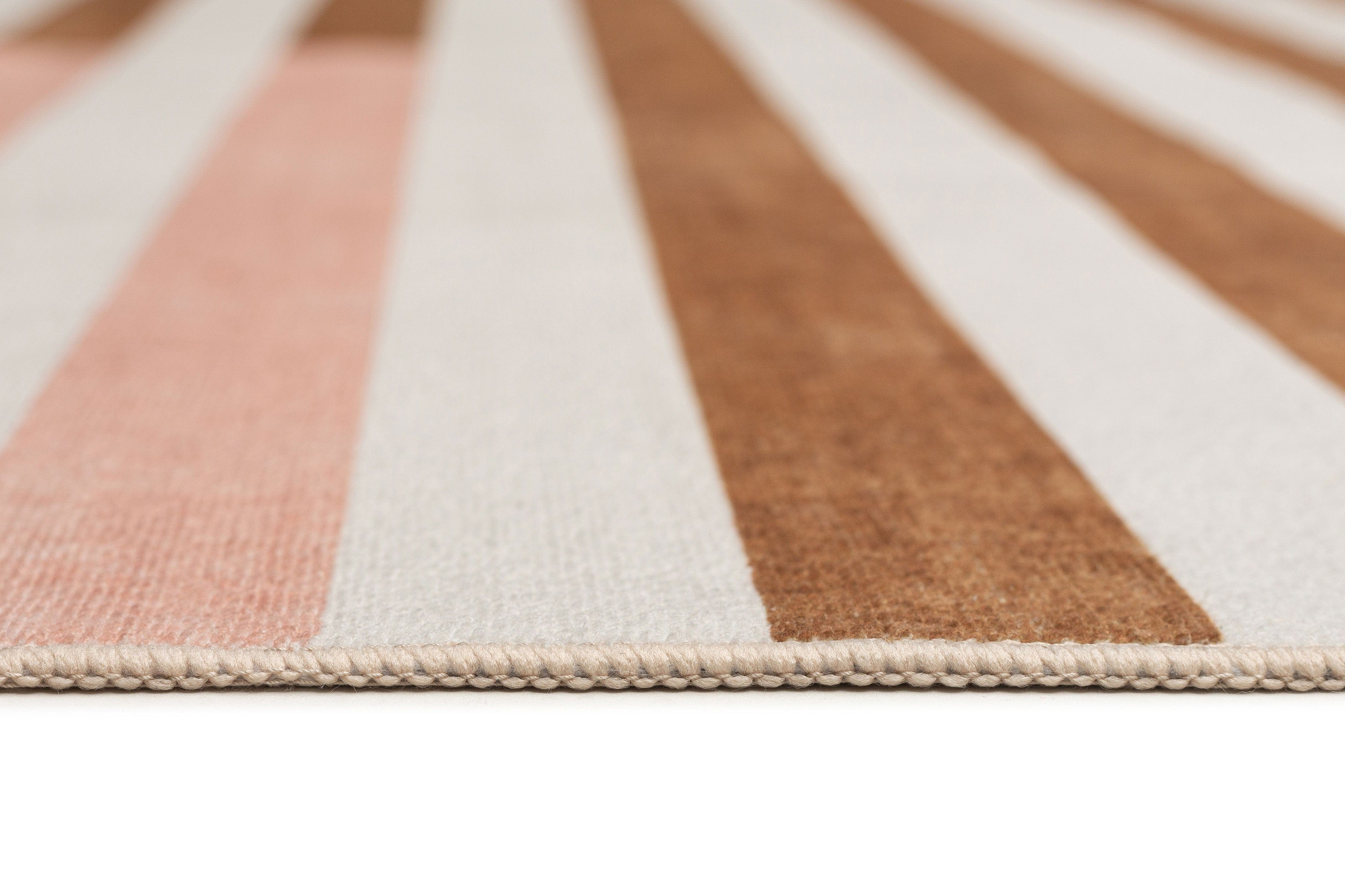 Okino Pink and Brown Washable Rug - Image 11