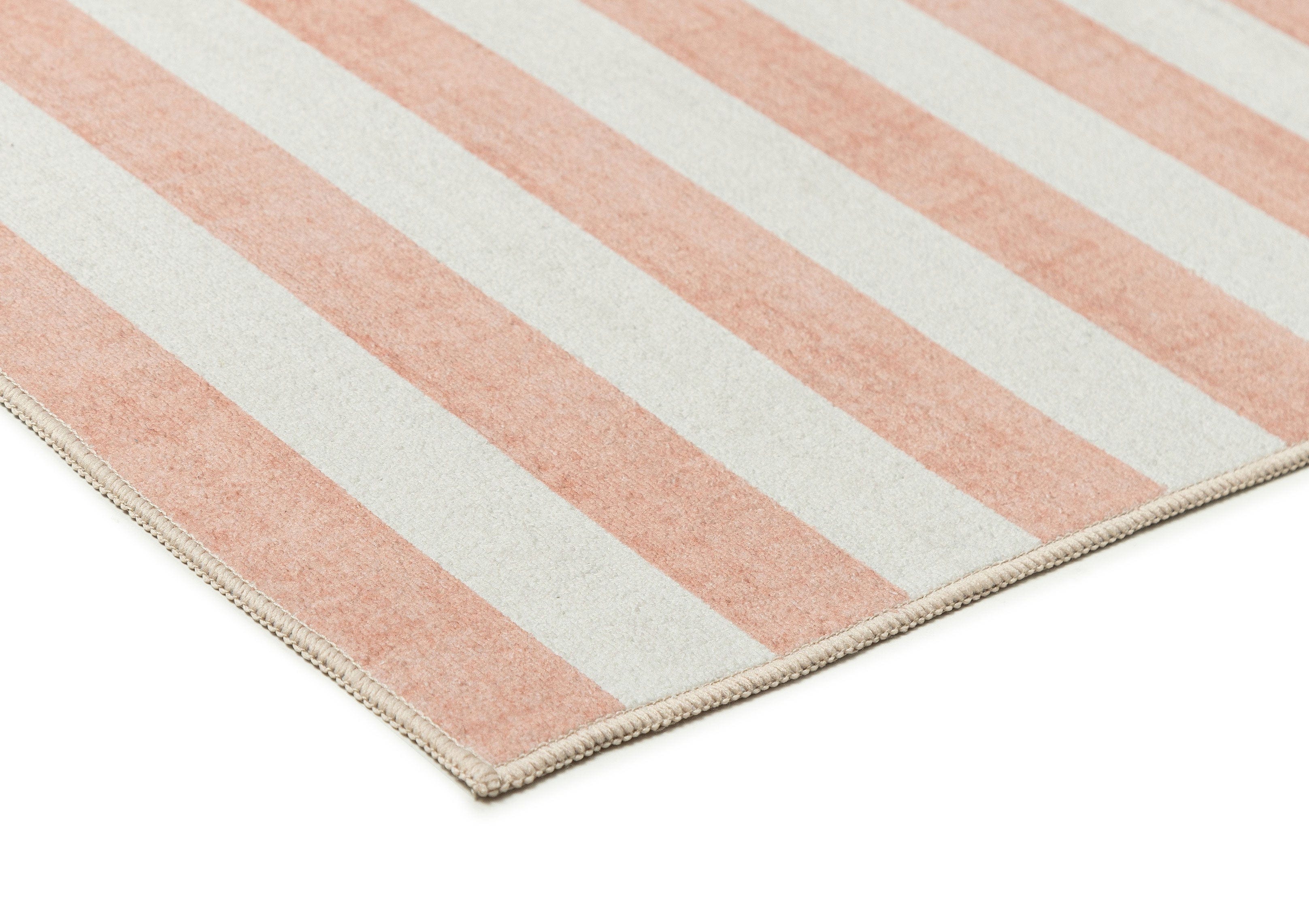 Okino Pink and Brown Washable Rug - Image 8