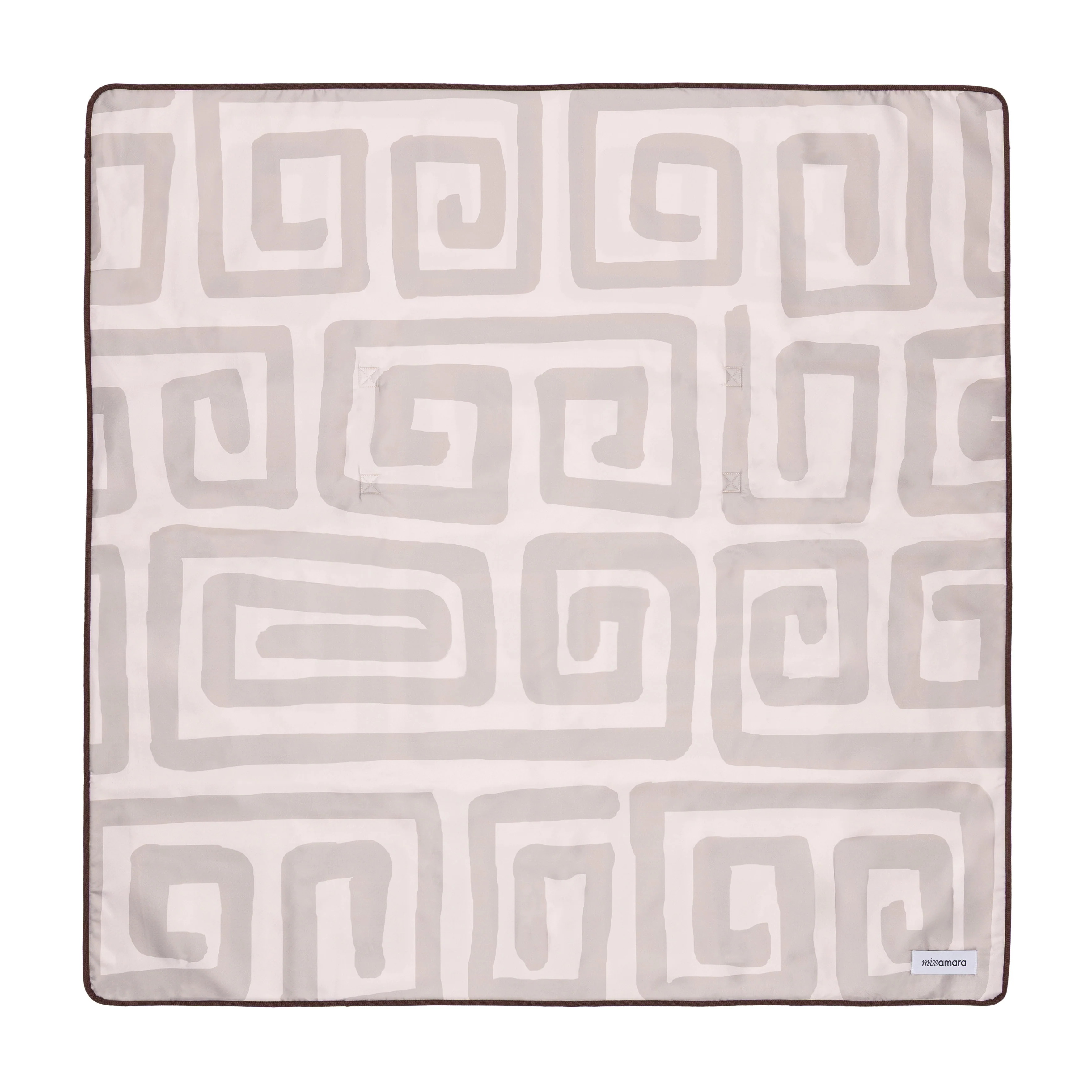 Orta Tonal Ivory Beach Mat