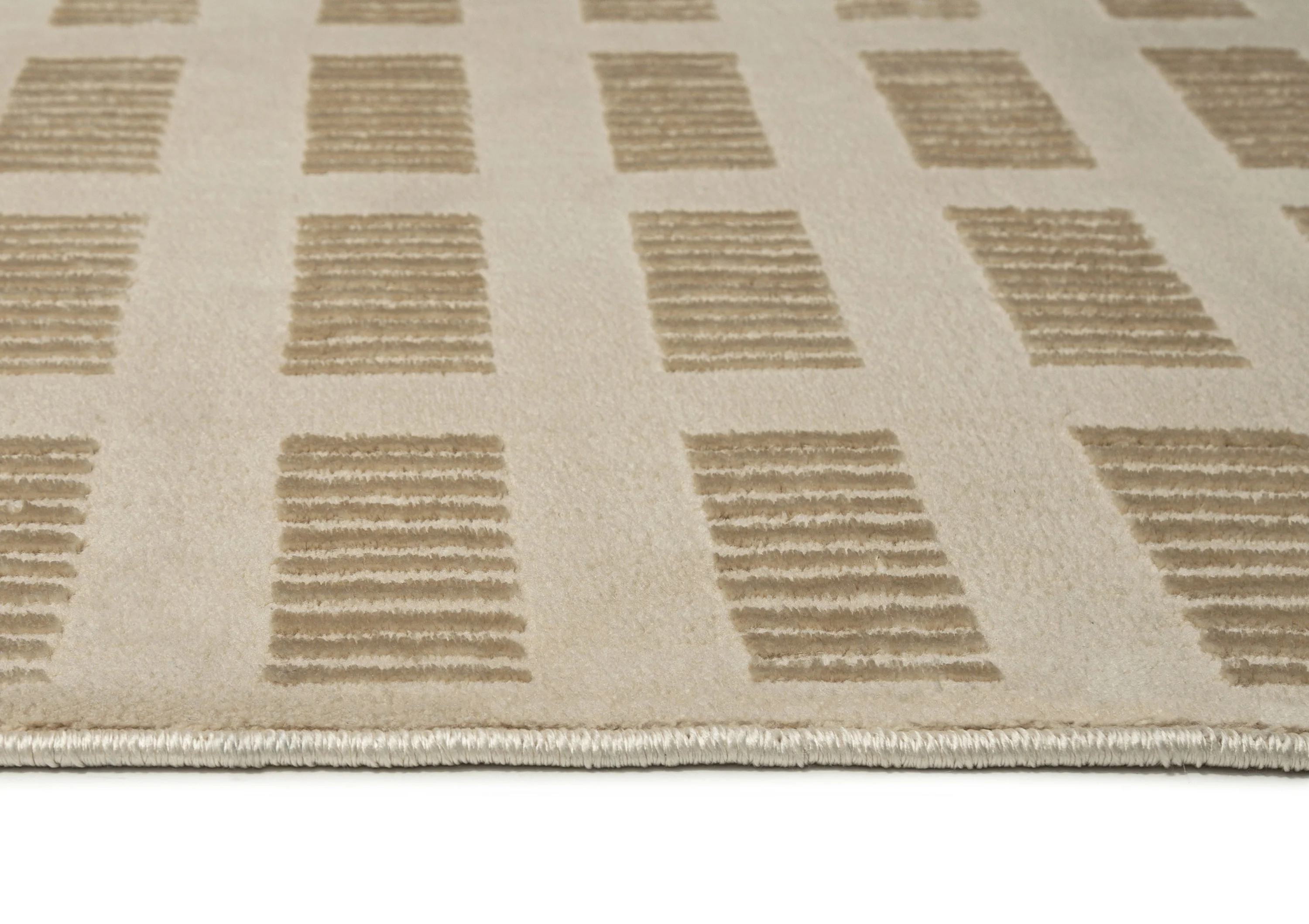 Ouargia Textured Geometric Neutral Rug - Image 8
