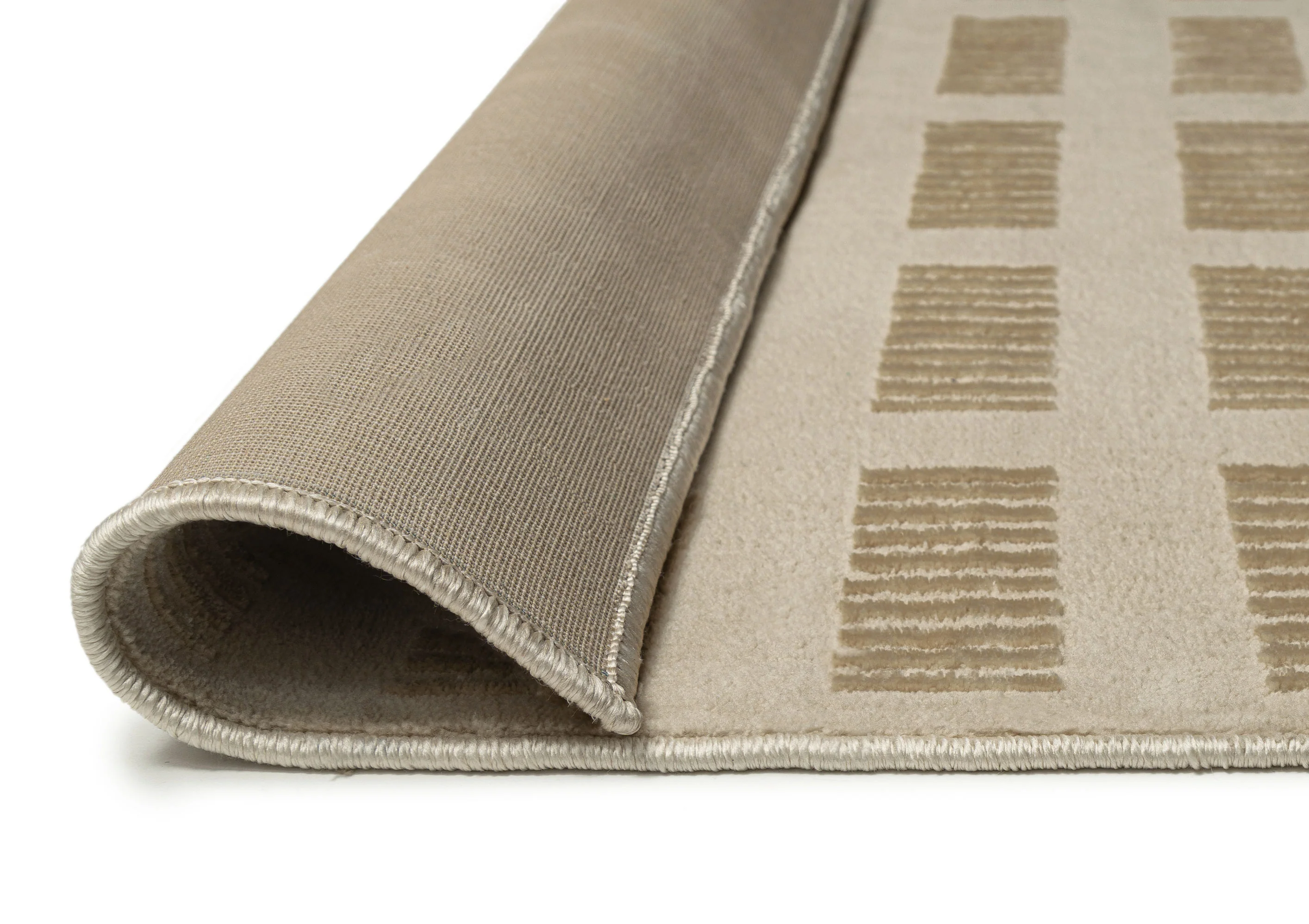 Ouargia Textured Geometric Neutral Rug - Image 9