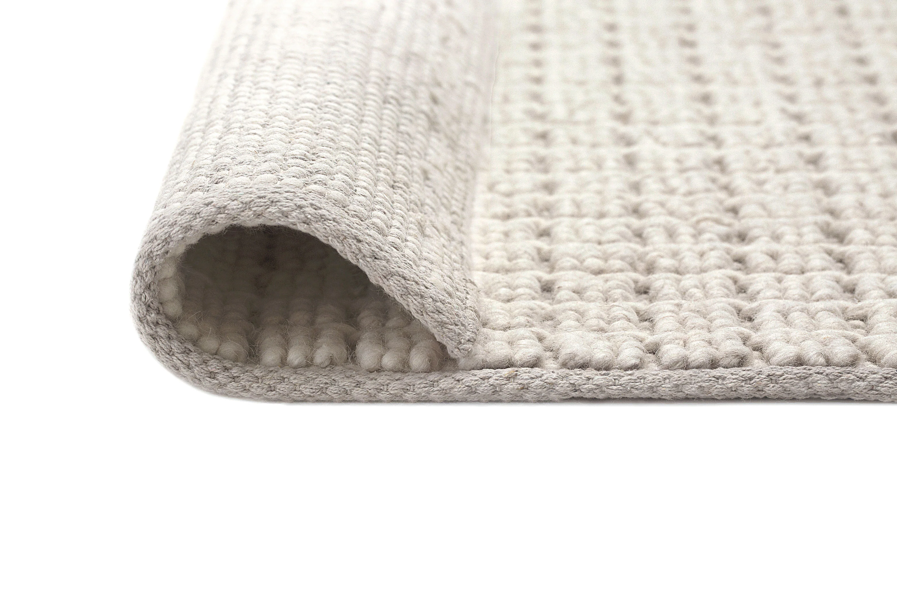 Paige Ivory Looped Wool Blend Rug - Image 6