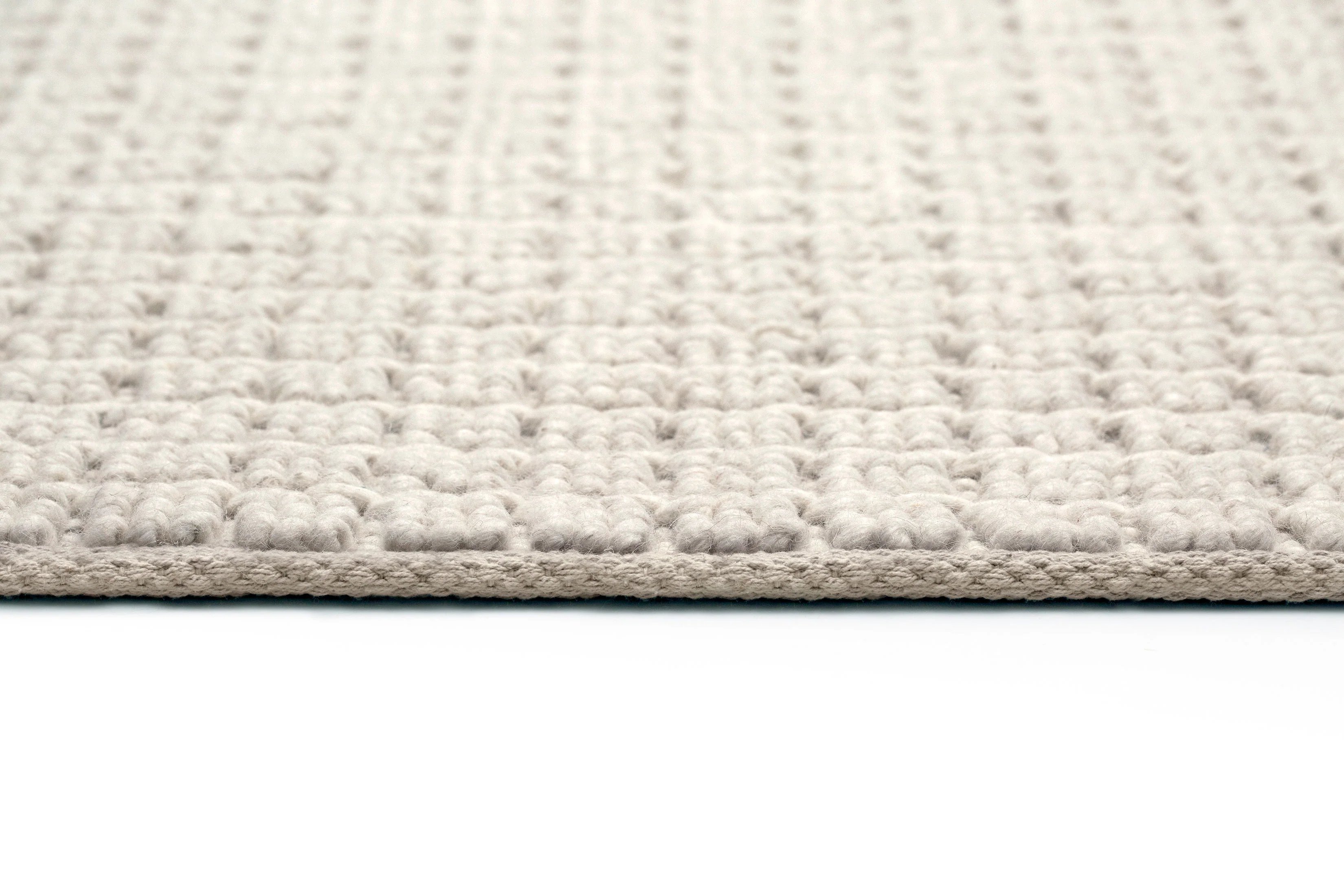 Paige Ivory Looped Wool Blend Rug - Image 8