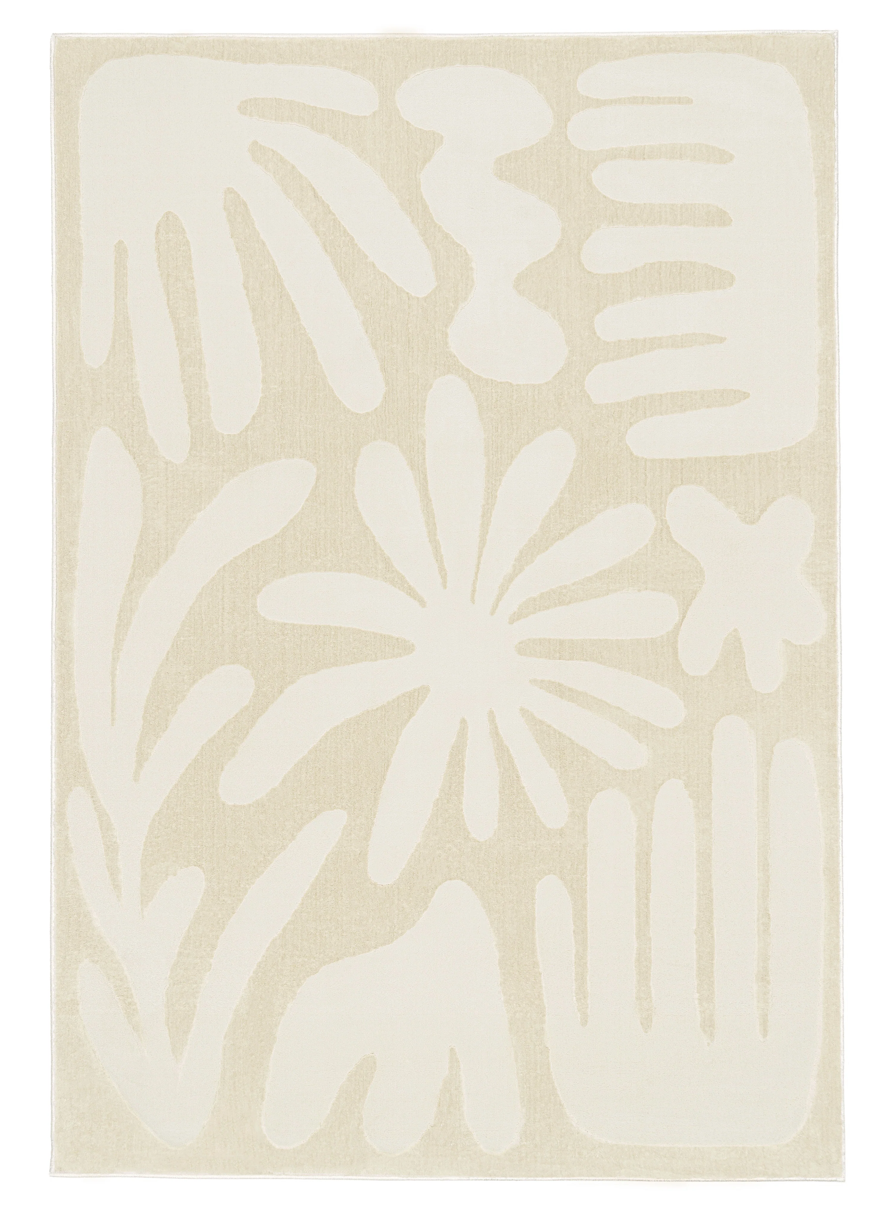 Palila Textured Abstract Neutral Rug
