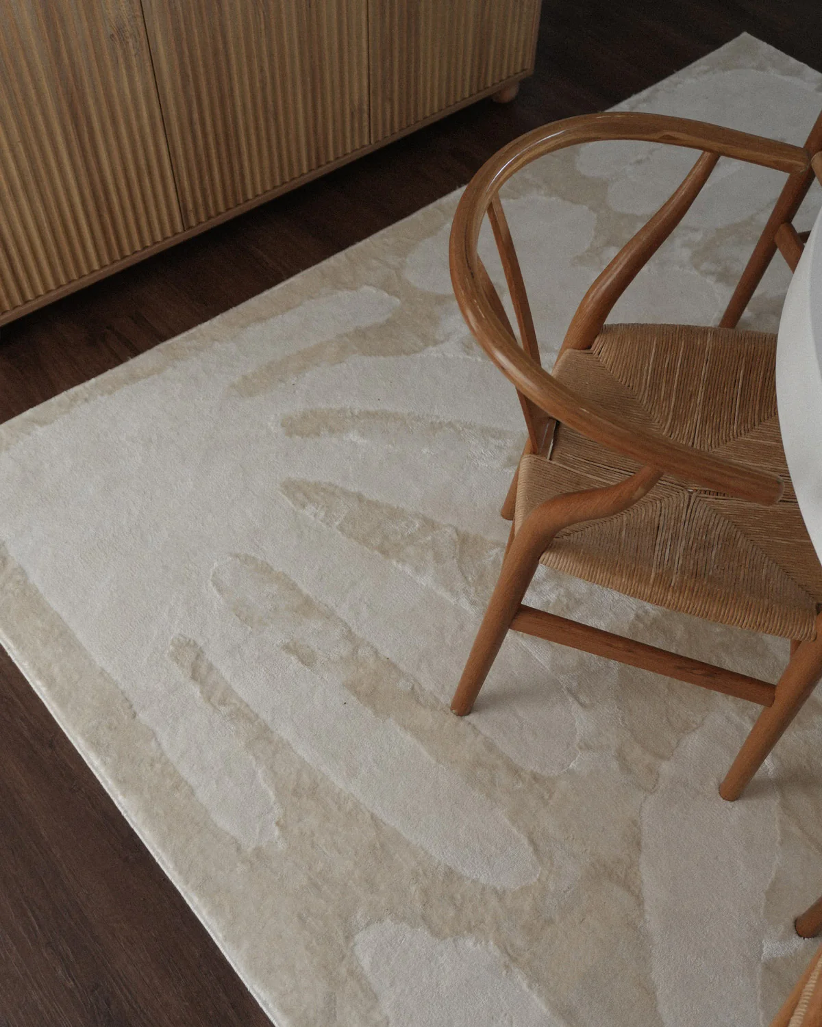 Palila Textured Abstract Neutral Rug - Image 2