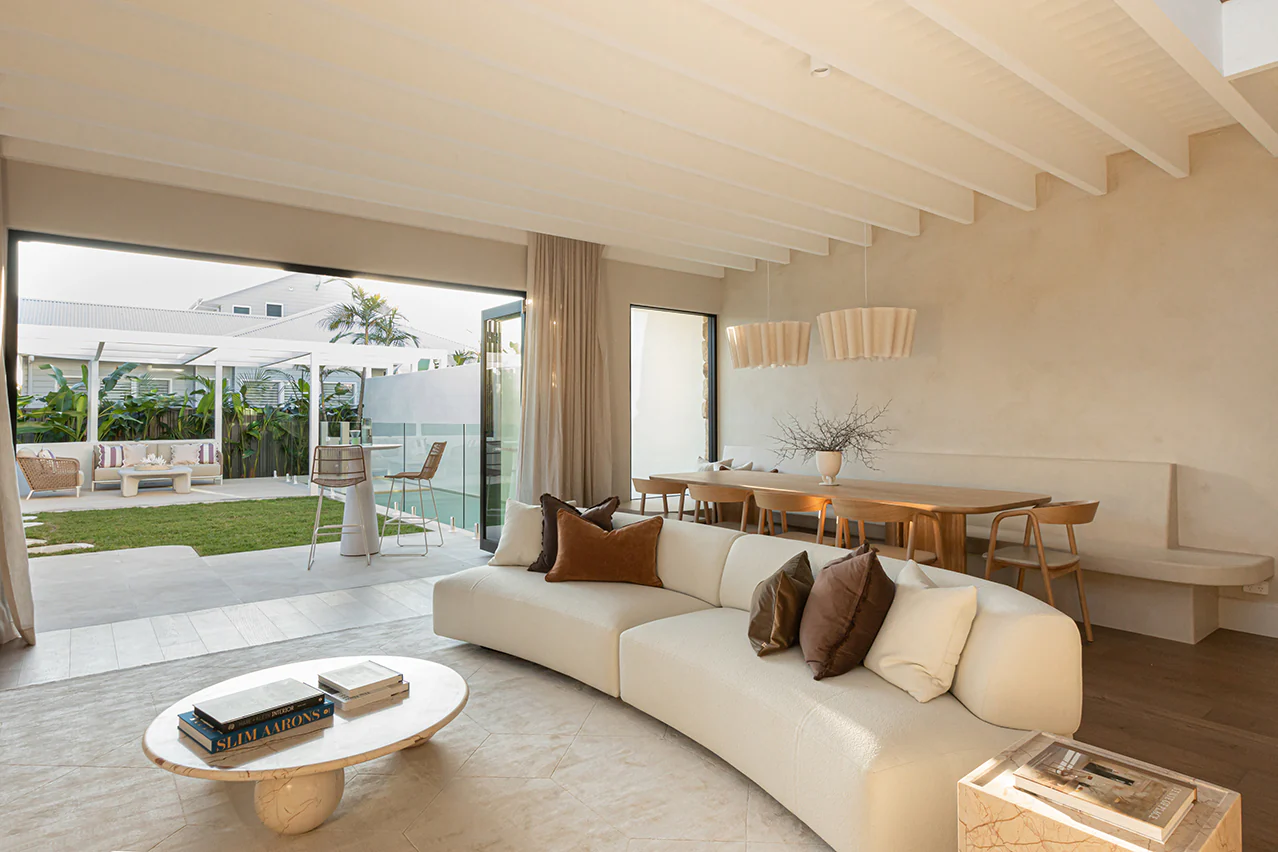 Parker Beige and Ivory Geometric Viscose Rug - Image 4