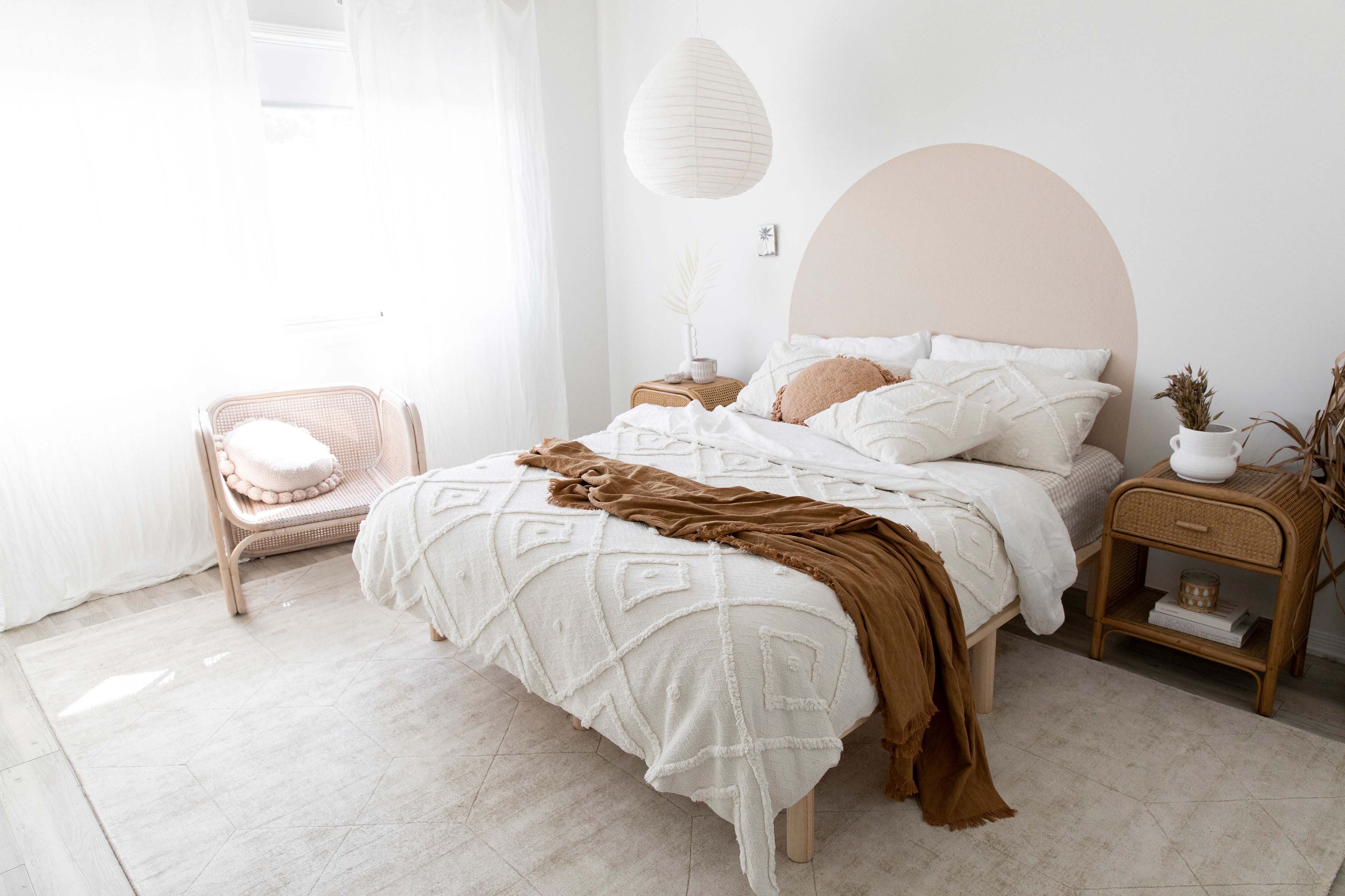 Parker Beige and Ivory Geometric Viscose Rug - Image 8