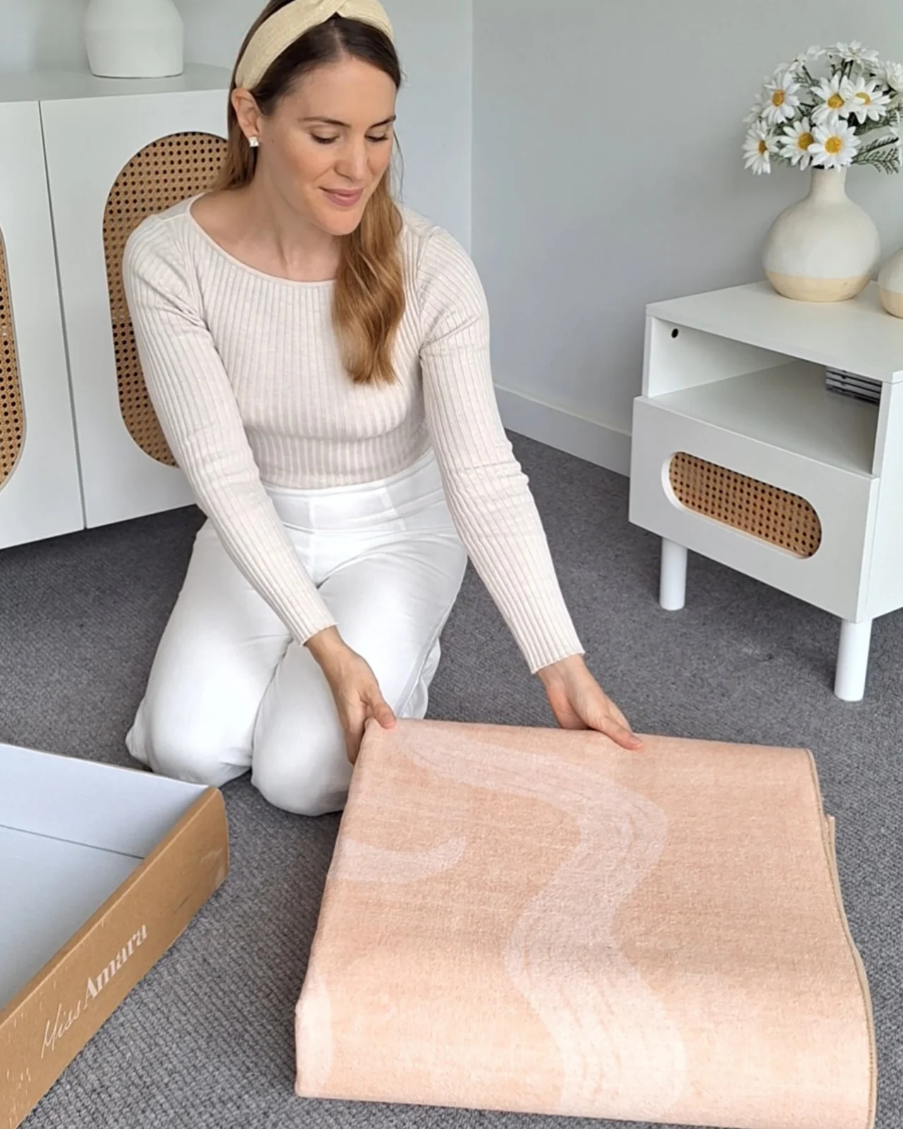 Pernilla Peach Botanical Washable Rug - Image 6