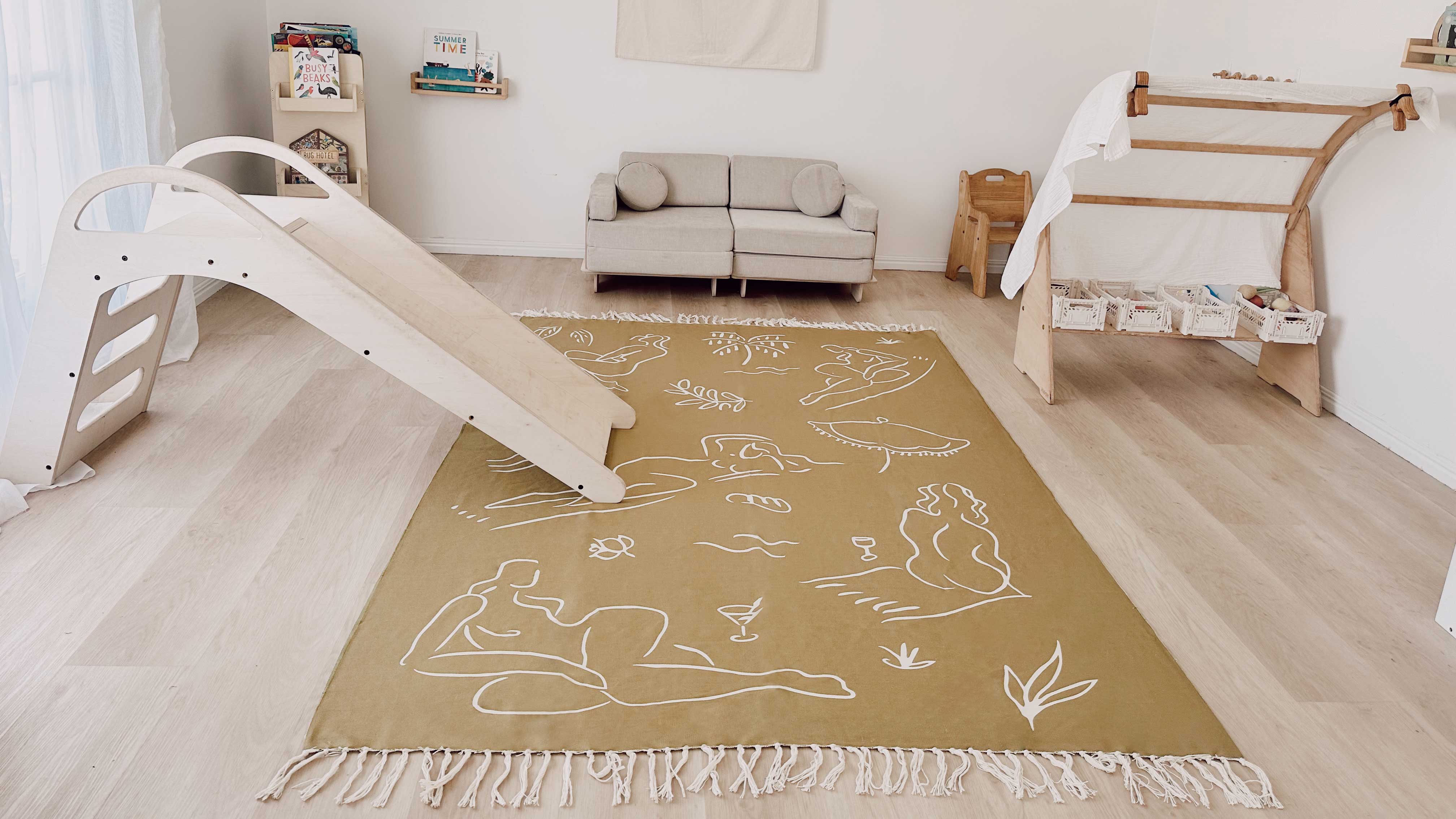 Pragya Abstract Pattern Picnic Rug - Image 3