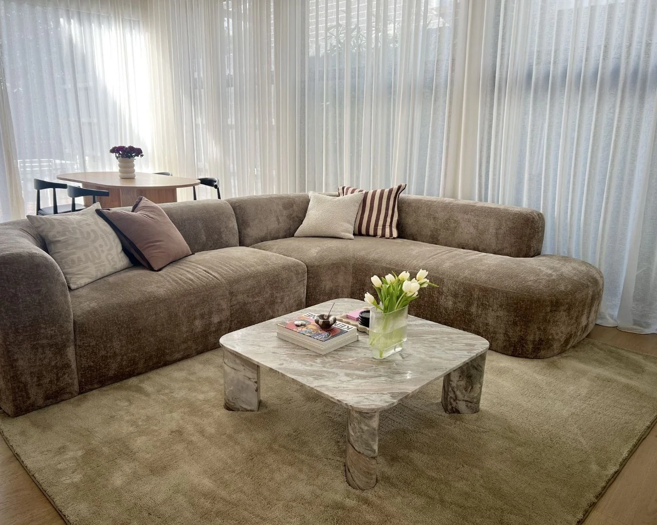 Rabiya Green Shag Rug - Image 3