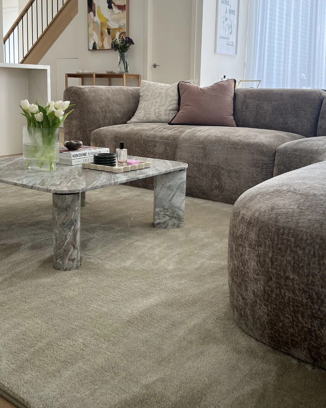 Rabiya Green Shag Rug - Image 5