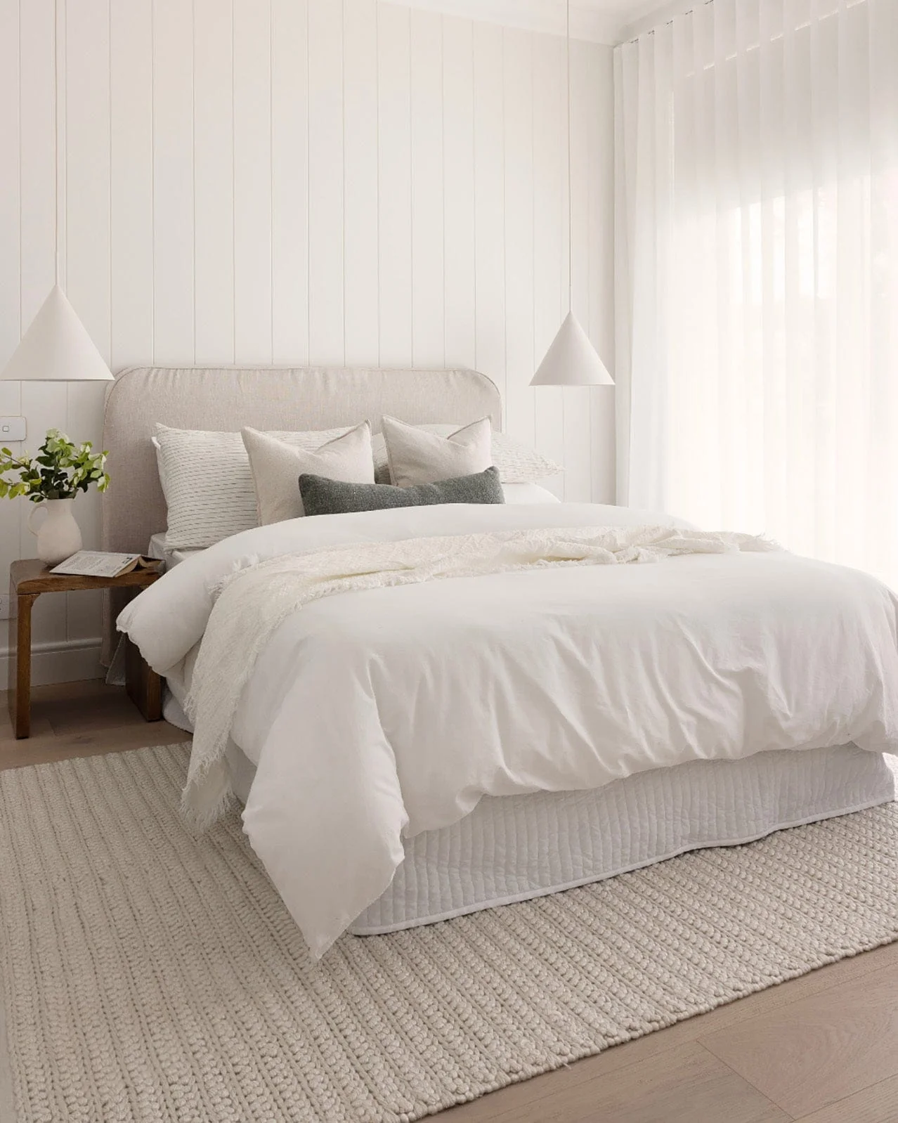 Rafiella Ivory Braided Indoor Outdoor Rug - Image 3