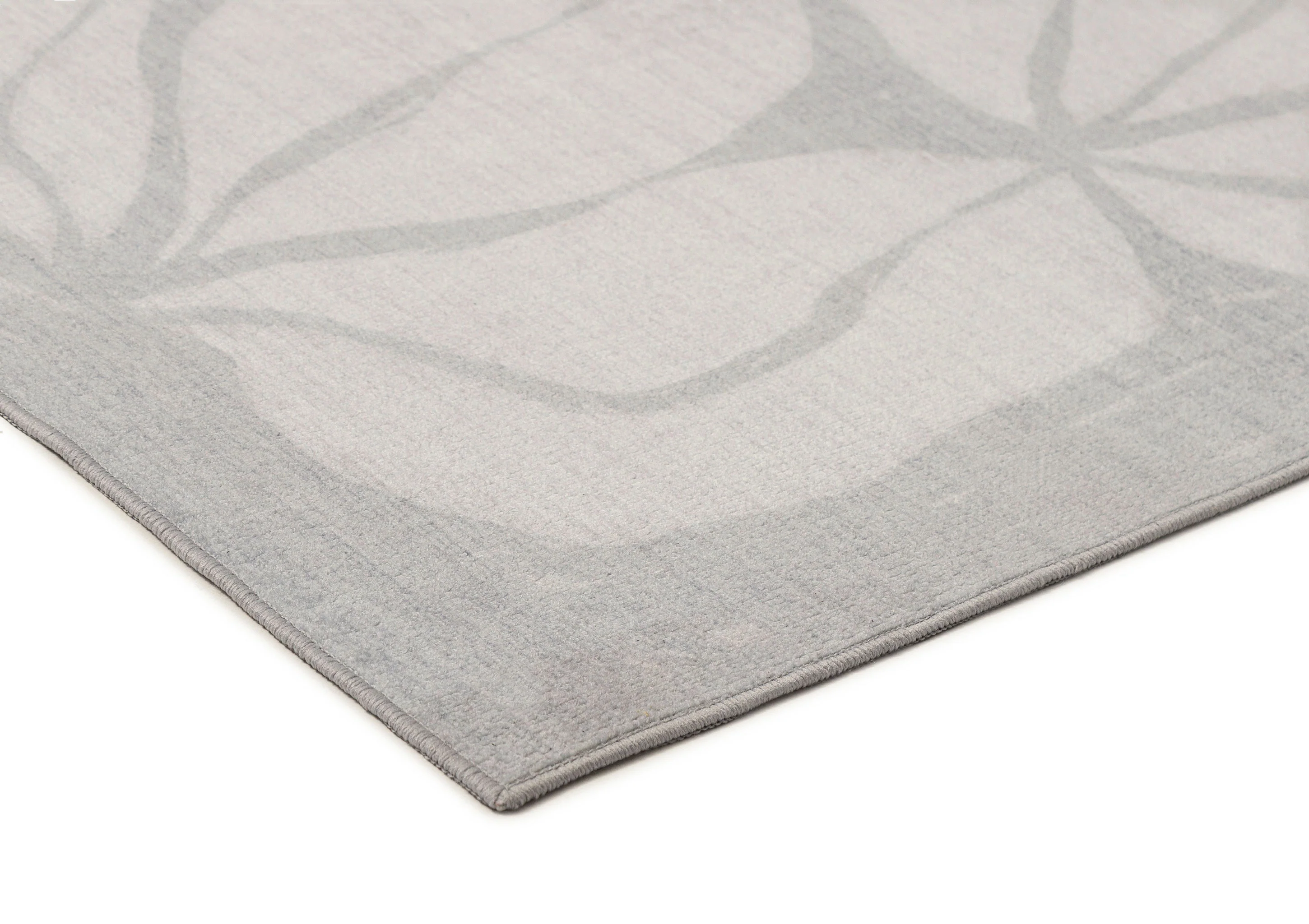 Rana Blue Botanical Washable Rug - Image 6
