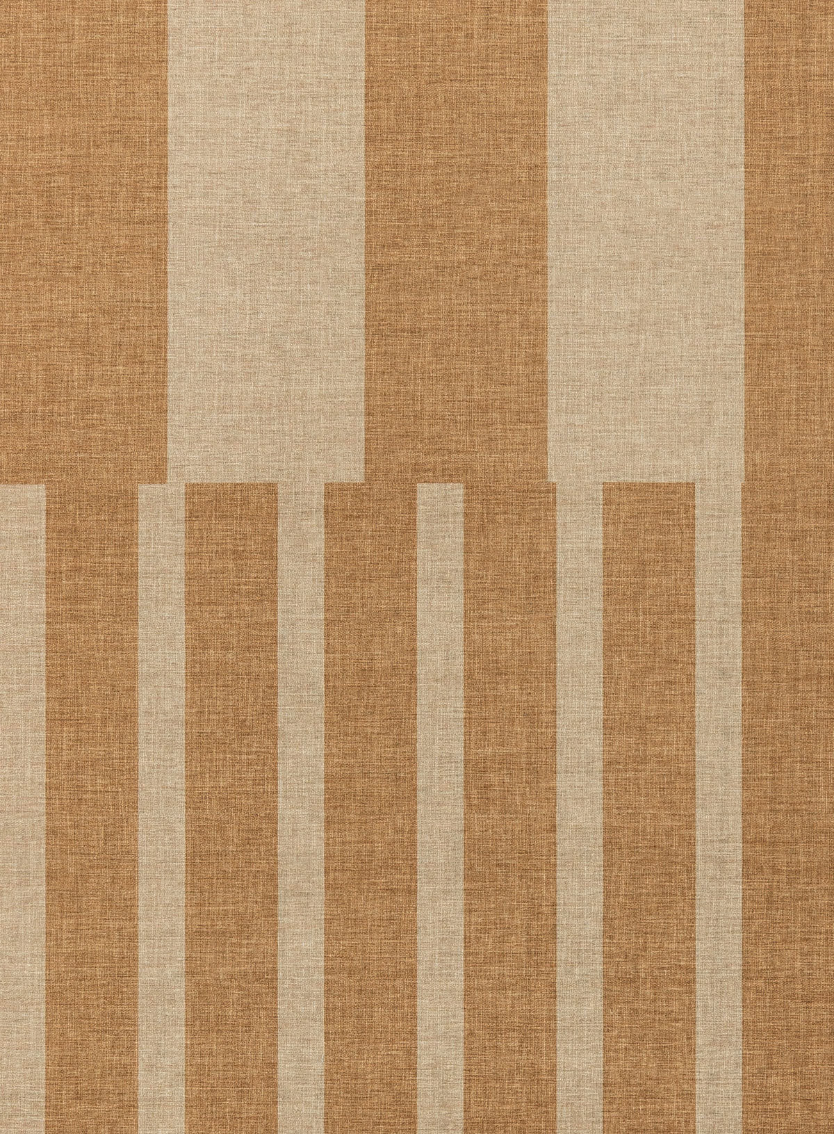 Ravello Warm Beige and Golden Sand Striped Indoor Outdoor Rug - Image 11