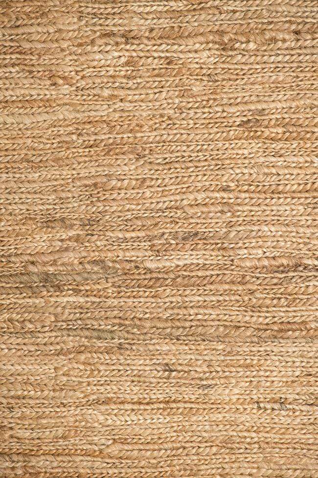 Raven Natural Tan Braided Jute Rug - Image 11