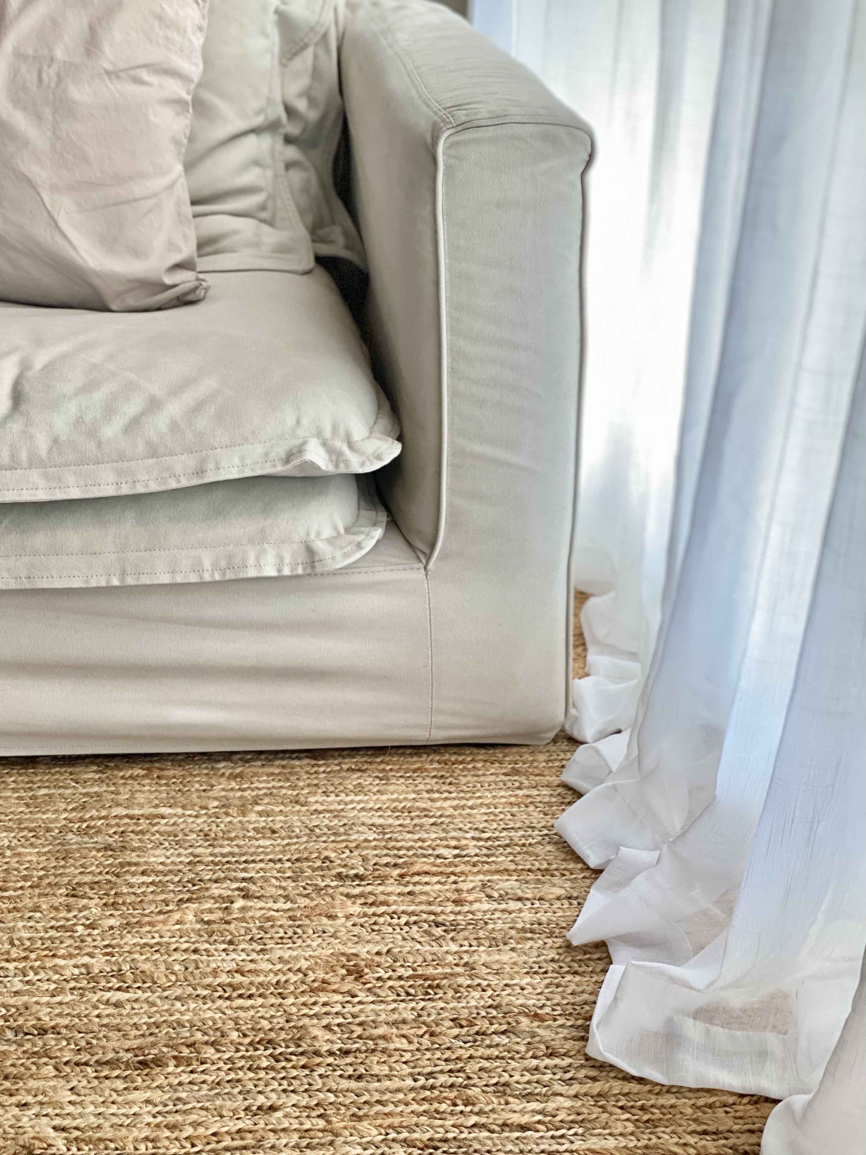 Raven Natural Tan Braided Jute Rug - Image 5