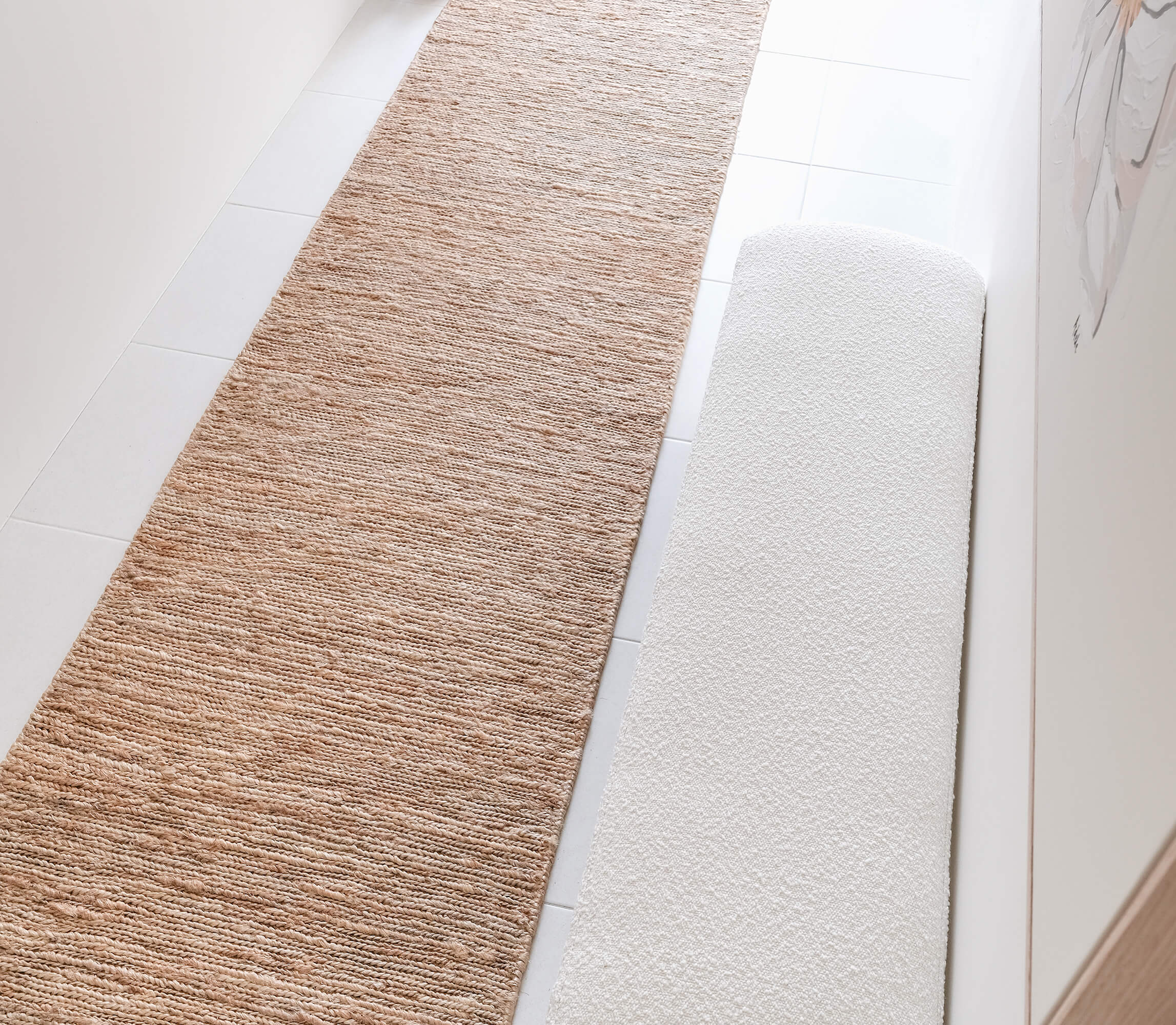 Raven Natural Tan Braided Jute Runner Rug - Image 4