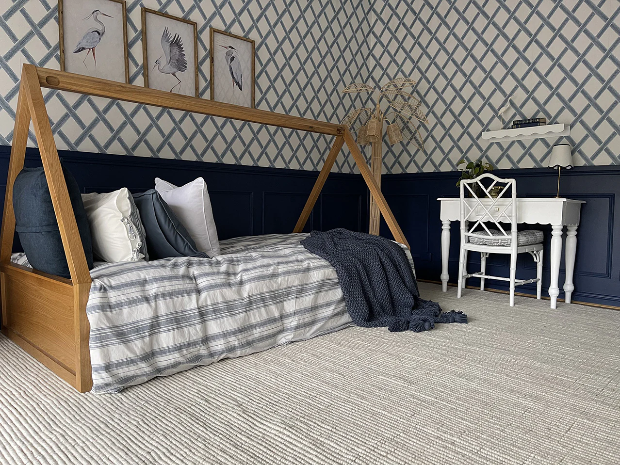 Reema Ivory Cream Jute and Wool Textured Rug - Image 10