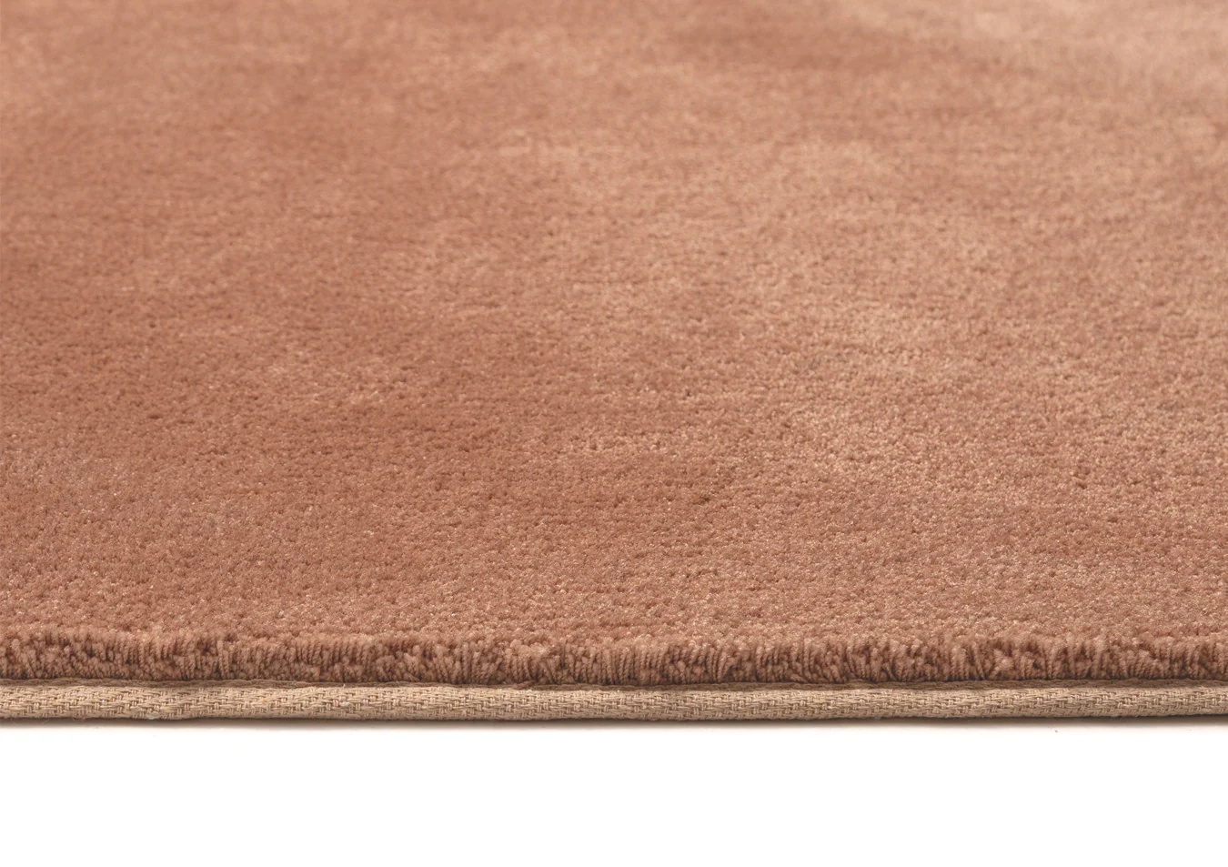 Reese Warm Peach Shag Rug - Image 7