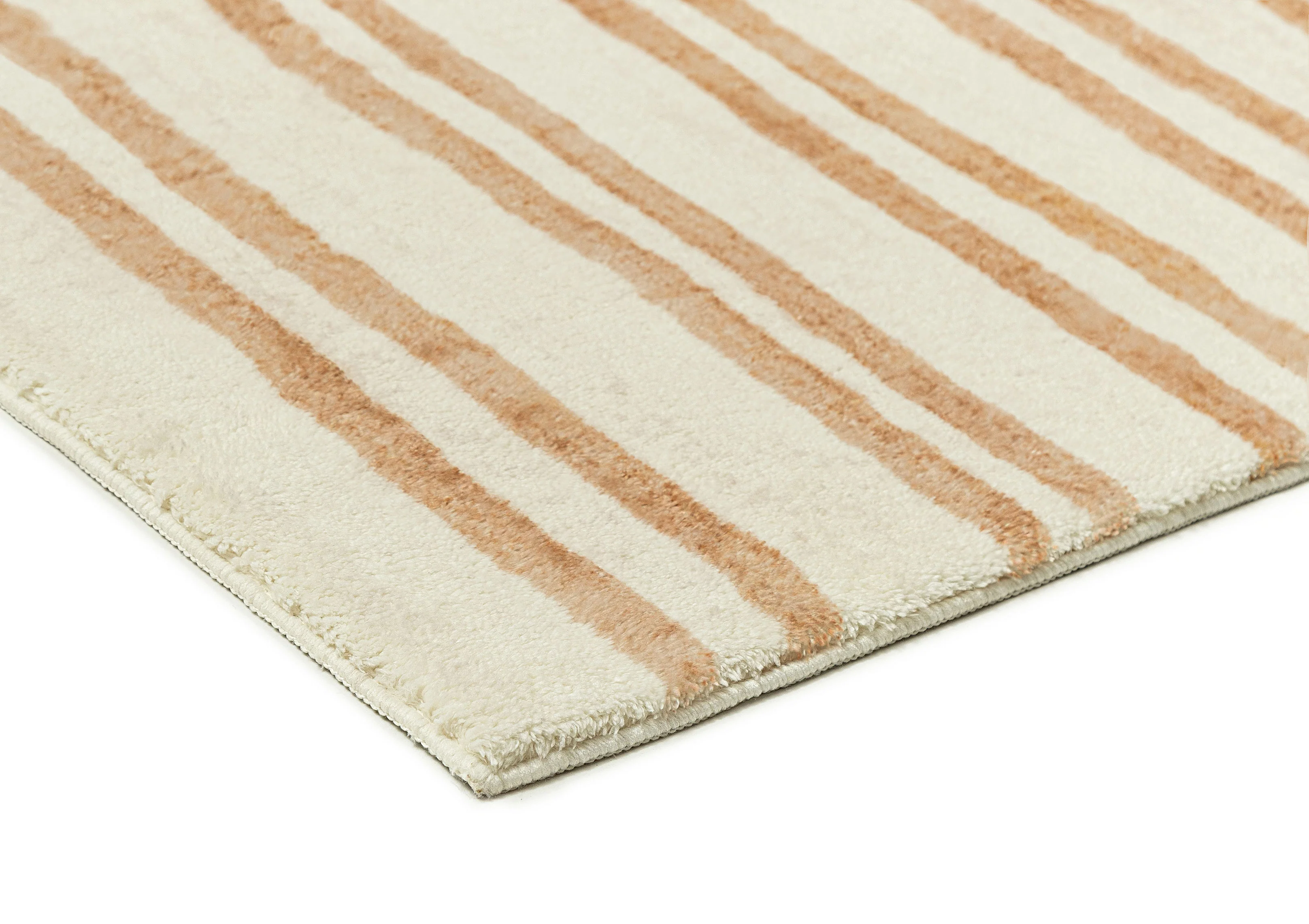 Rhow Neutral Striped Washable Rug - Image 13