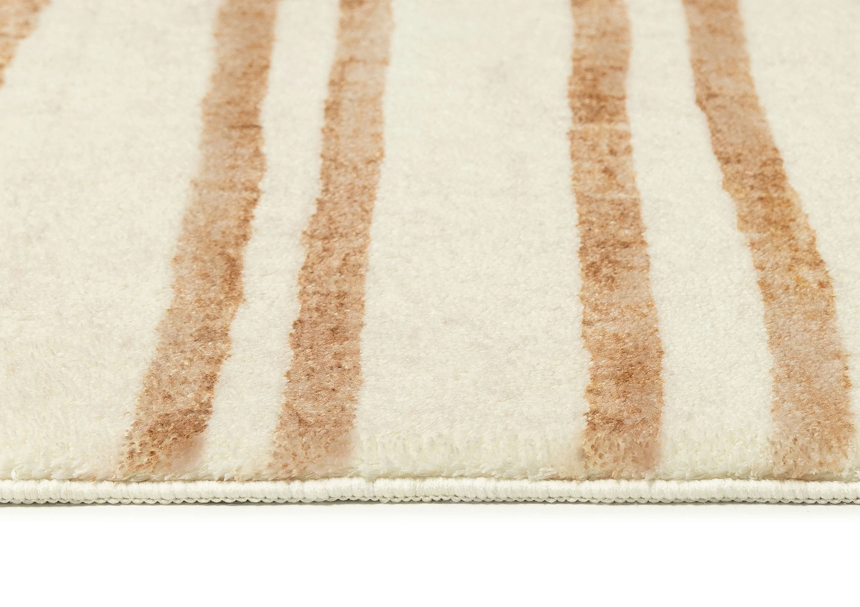 Rhow Neutral Striped Washable Rug - Image 14