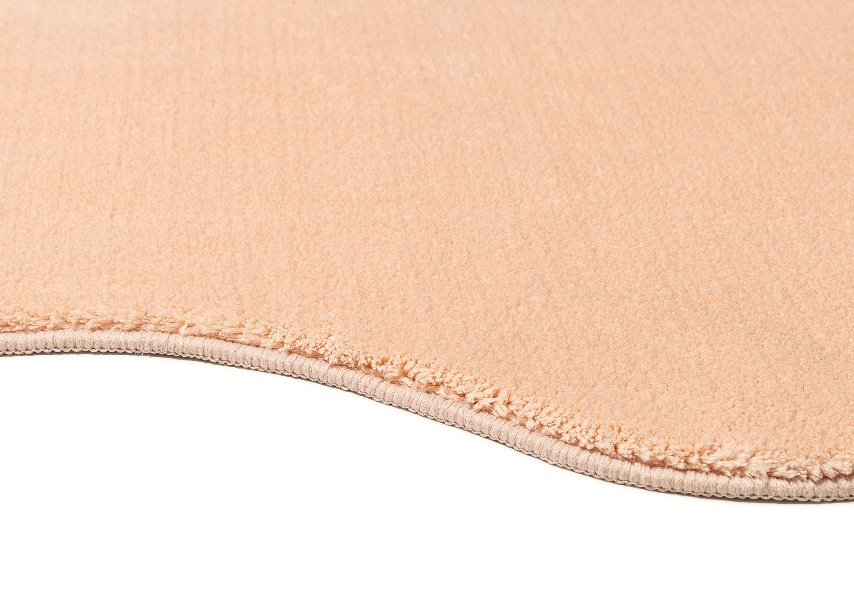 Robyn Peach Pink Scallop Washable Rug - Image 14