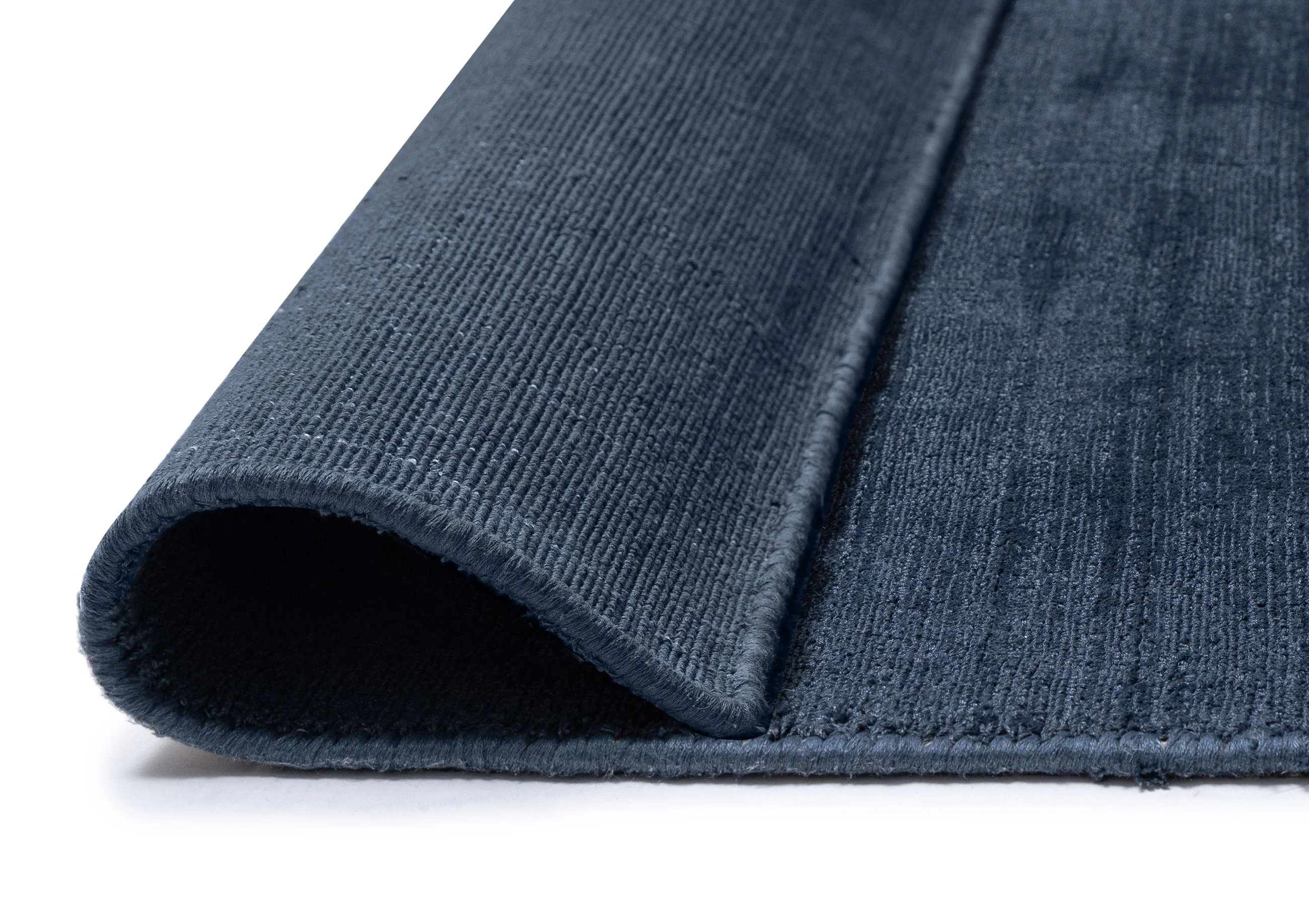 Rooney Navy Handwoven Rug - Image 6