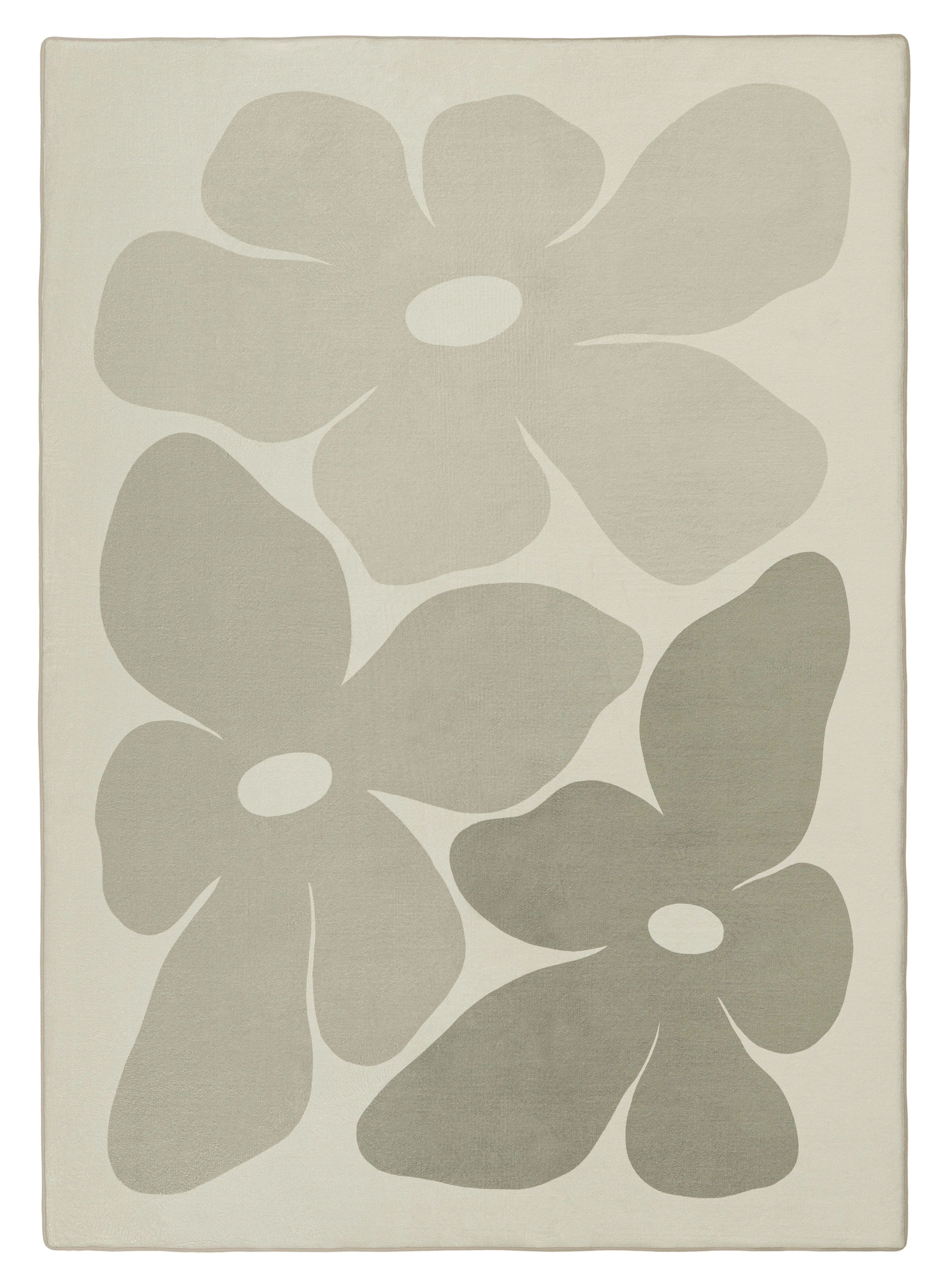 Rory Grey Green Flowers Rollie Pollie Playmat