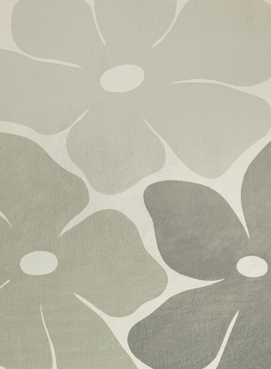 Rory Grey Green Flowers Rollie Pollie Round Playmat - Image 8