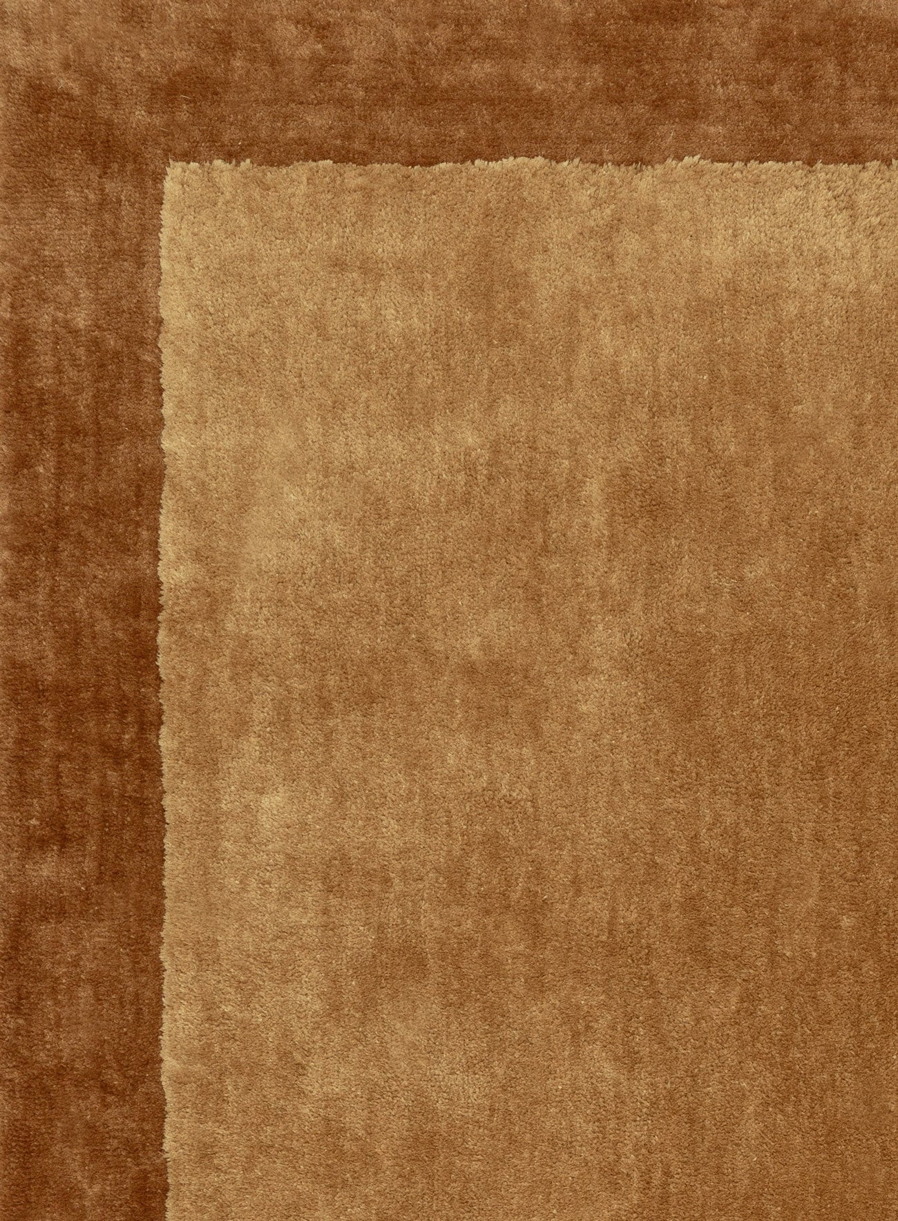Rozanda Brown Bordered Shag Rug - Image 12