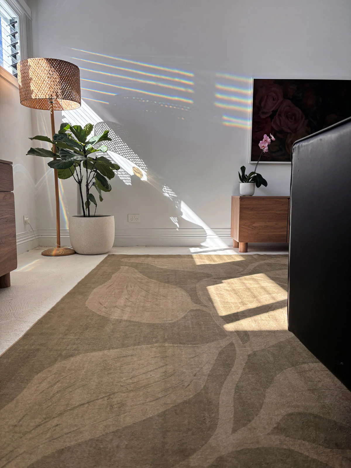 Rua Olive Botanical Washable Rug - Image 4