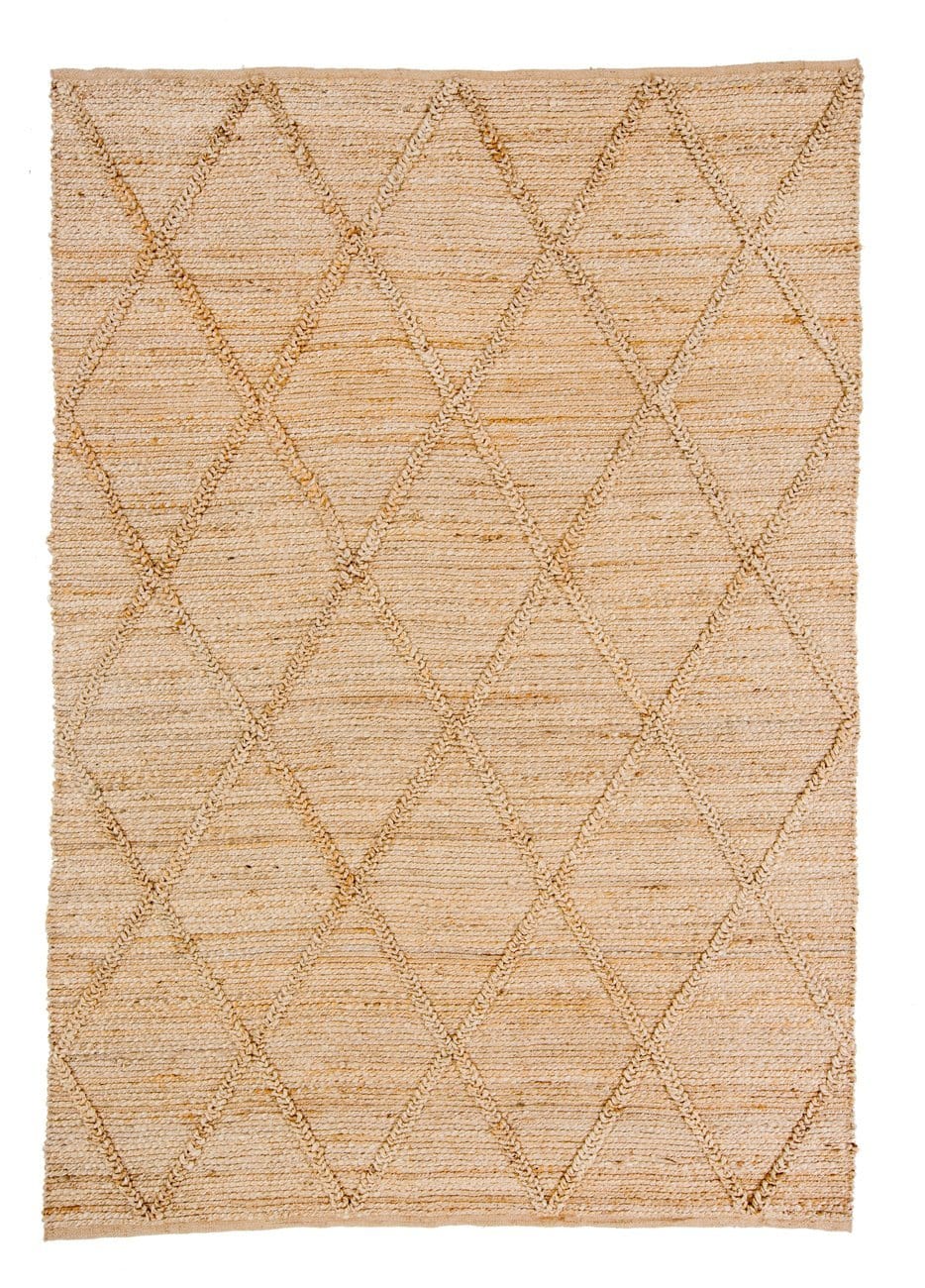Sabra Diamond Lattice Jute Rug