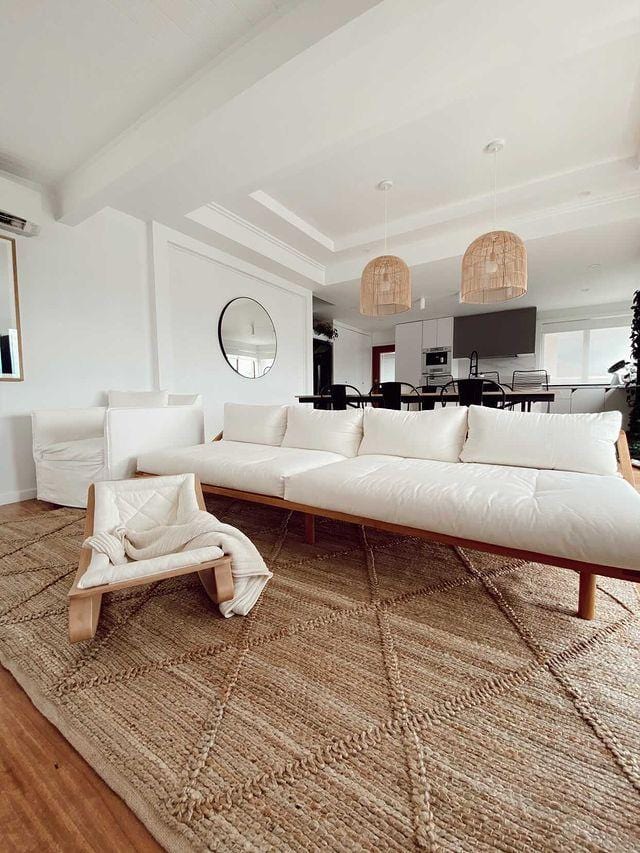 Sabra Diamond Lattice Jute Rug - Image 10