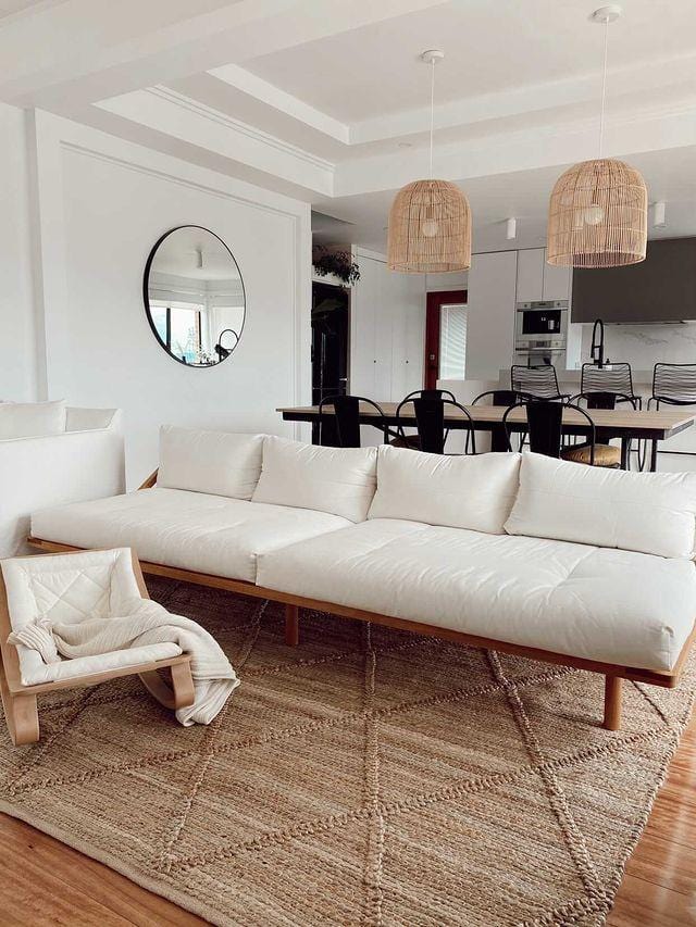 Sabra Diamond Lattice Jute Rug - Image 11