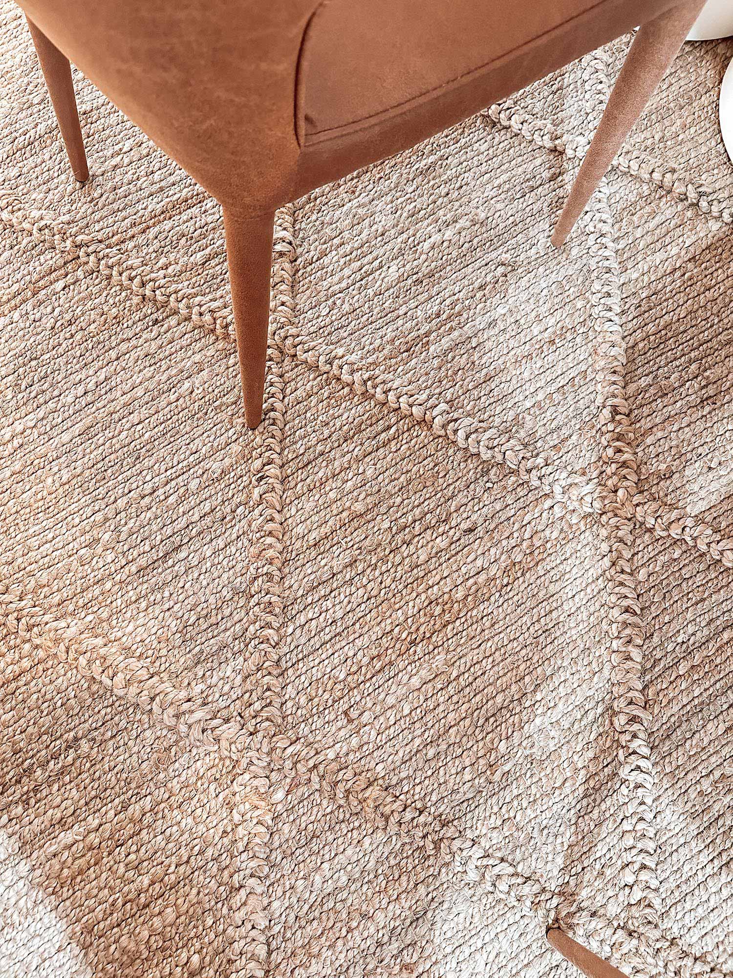Sabra Diamond Lattice Jute Rug - Image 3