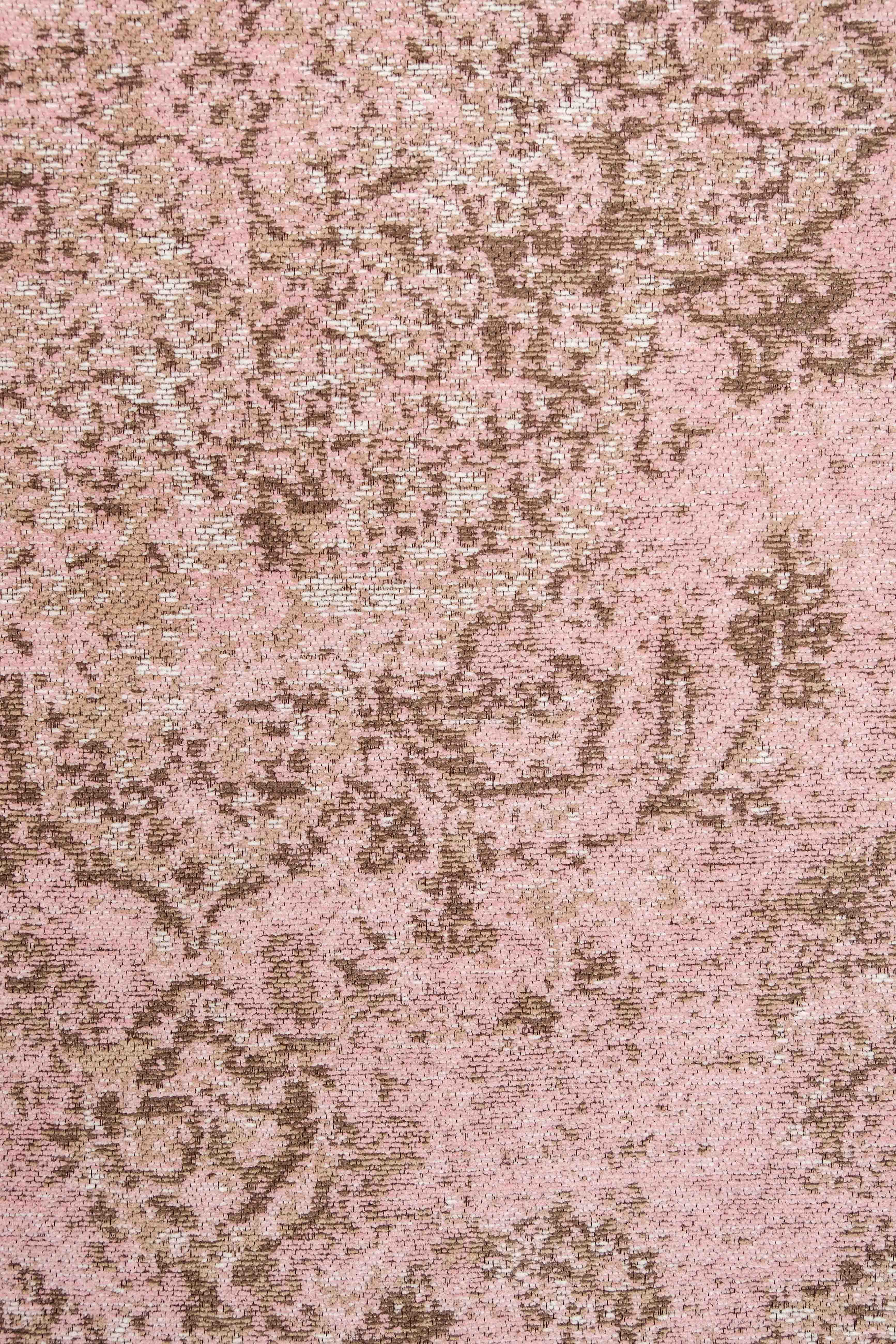 Sahara Turkish Style Pink Distressed Medallion Round Rug - Image 6