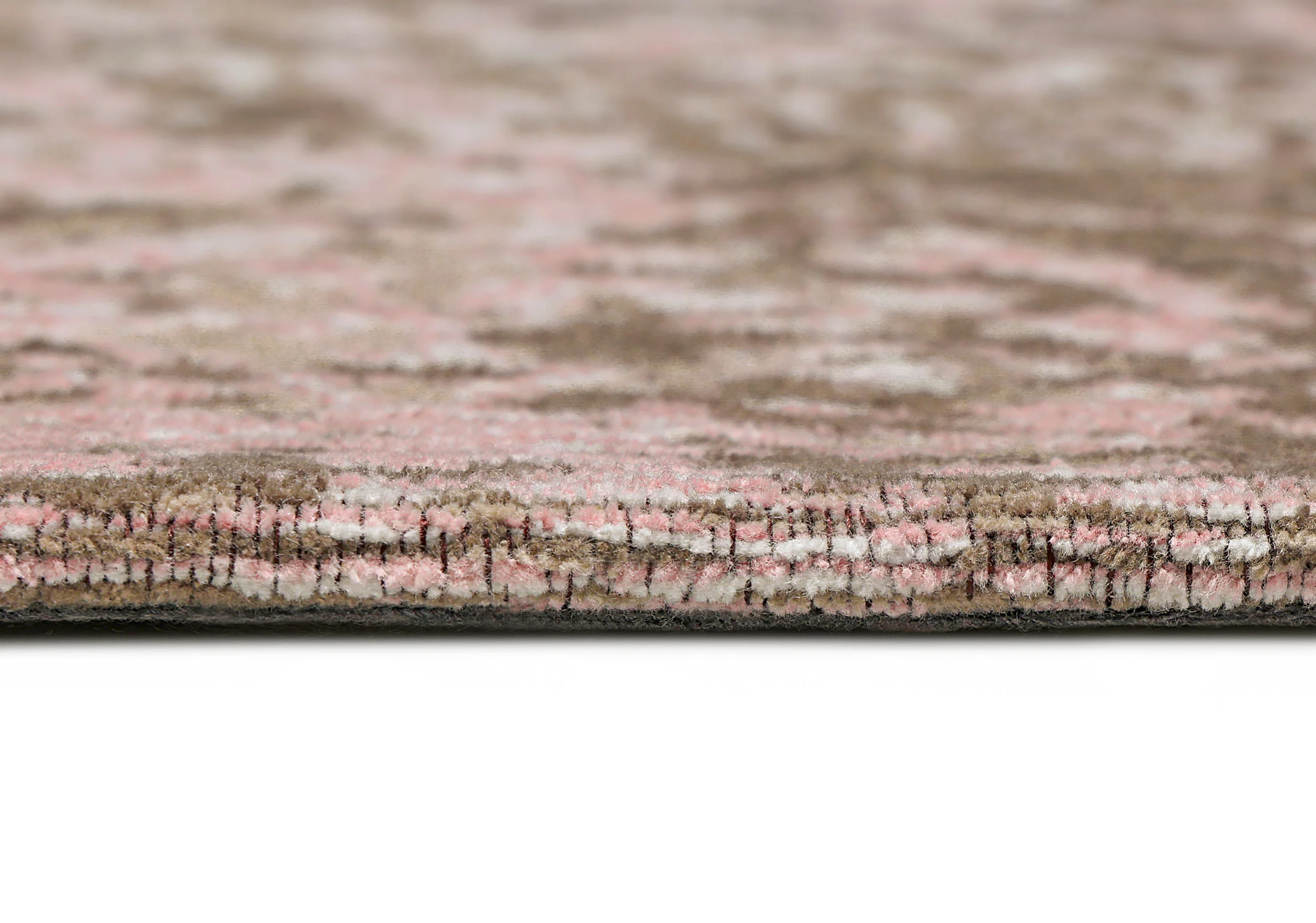 Sahara Turkish Style Pink Distressed Medallion Rug - Image 18
