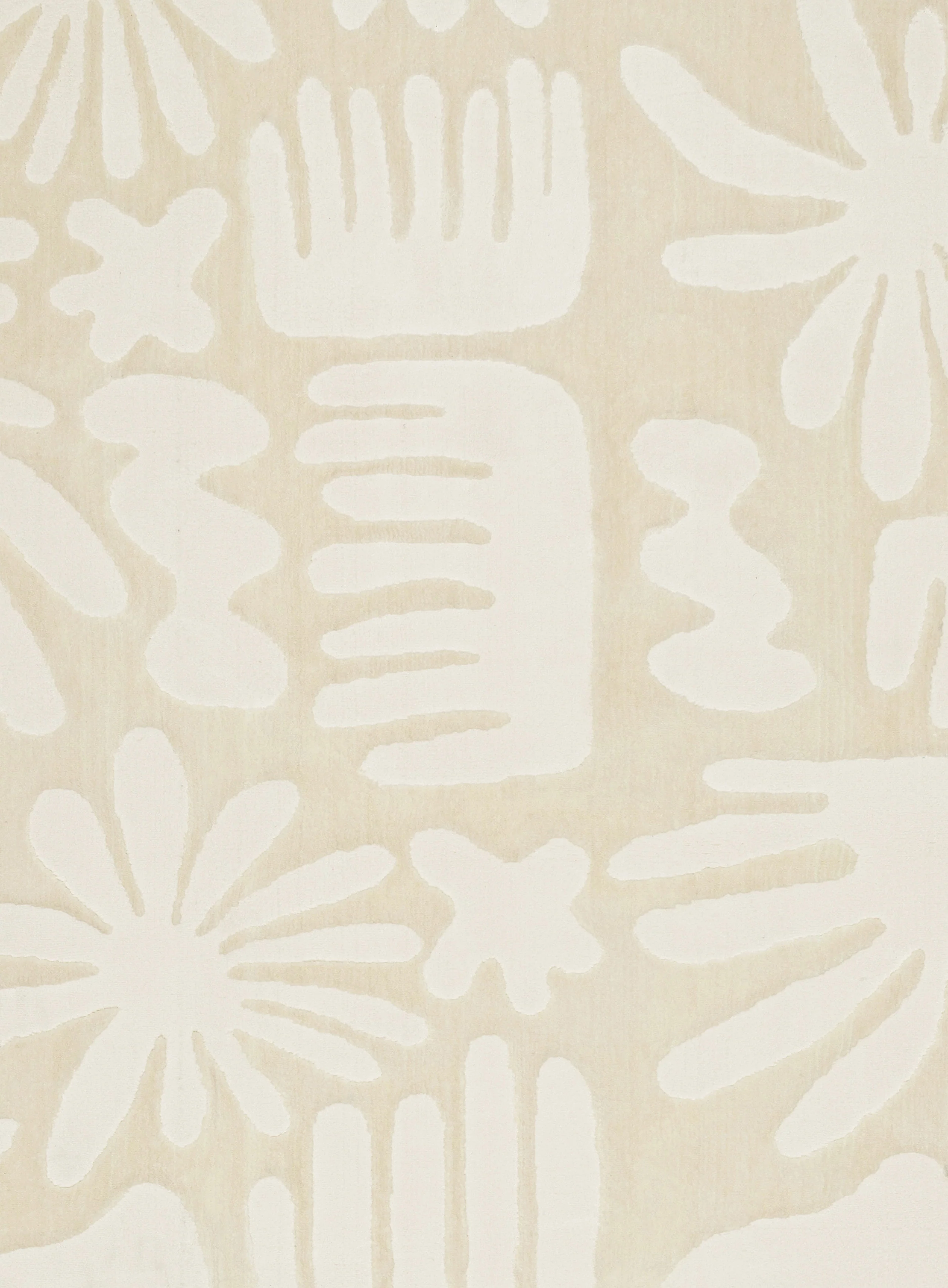 Salah Textured Abstract Neutral Rug - Image 12