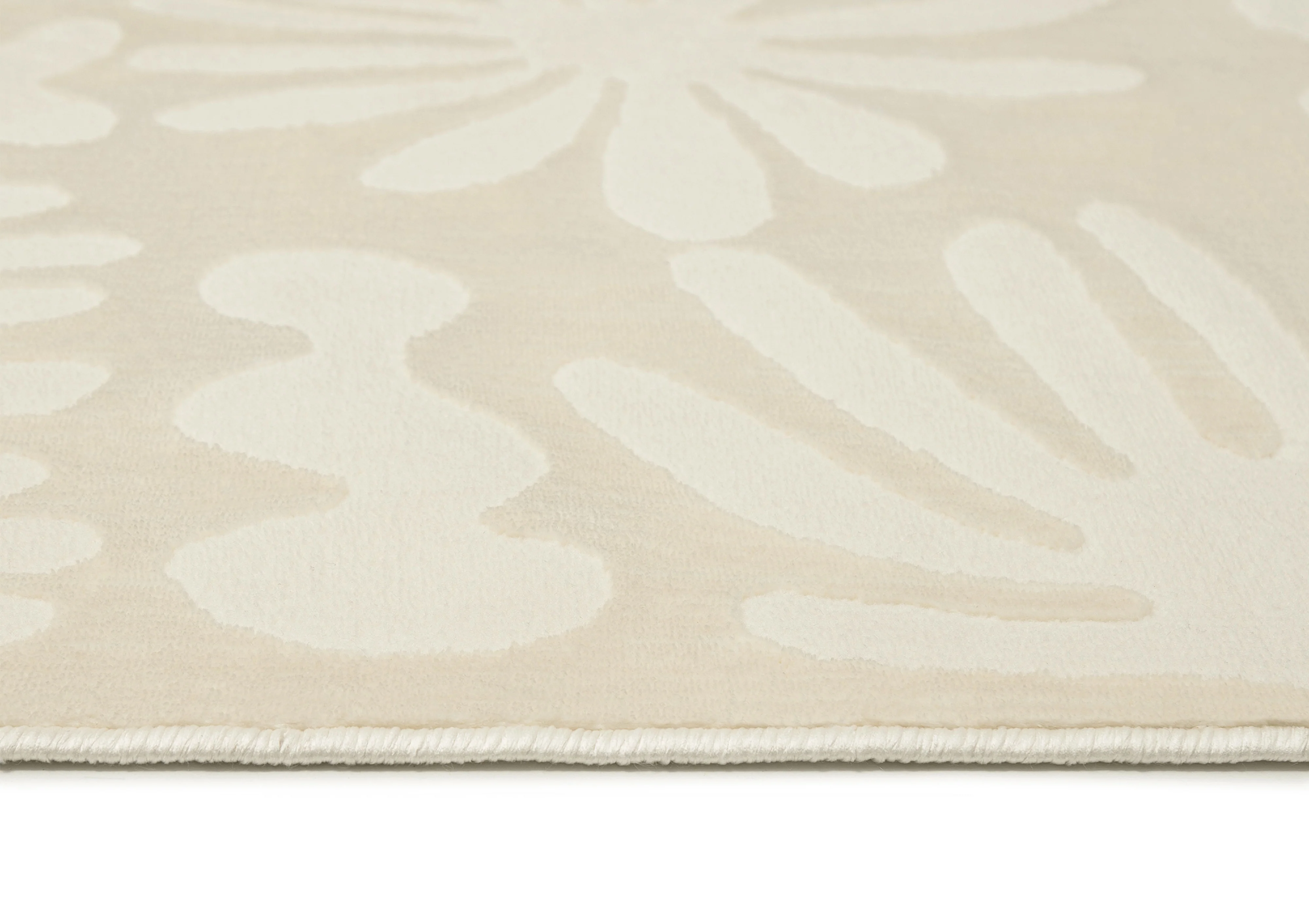 Salah Textured Abstract Neutral Rug - Image 9