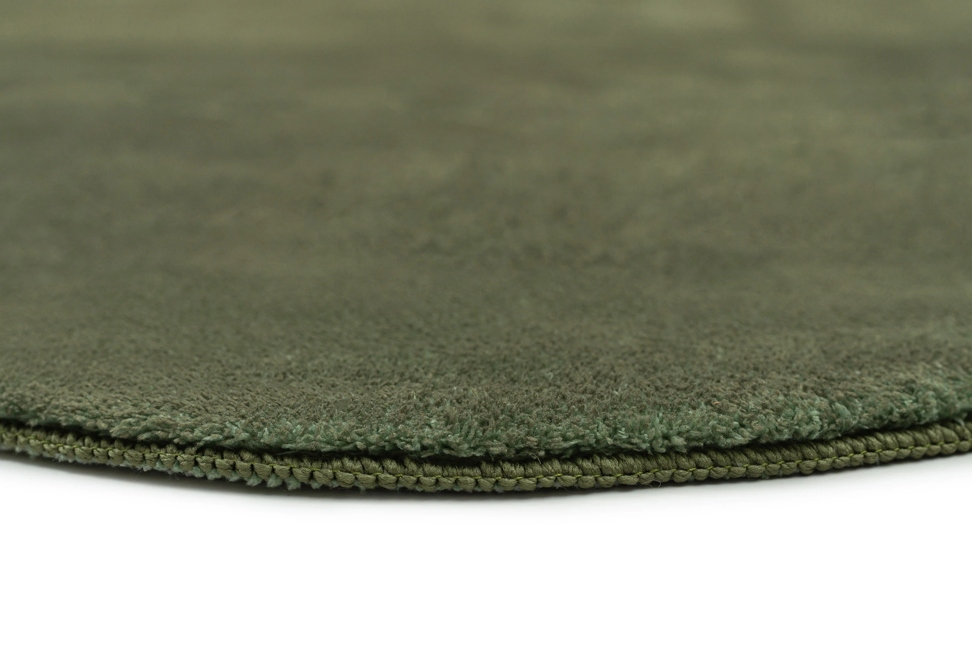 Sandara Olive Scallop Washable Rug - Image 11