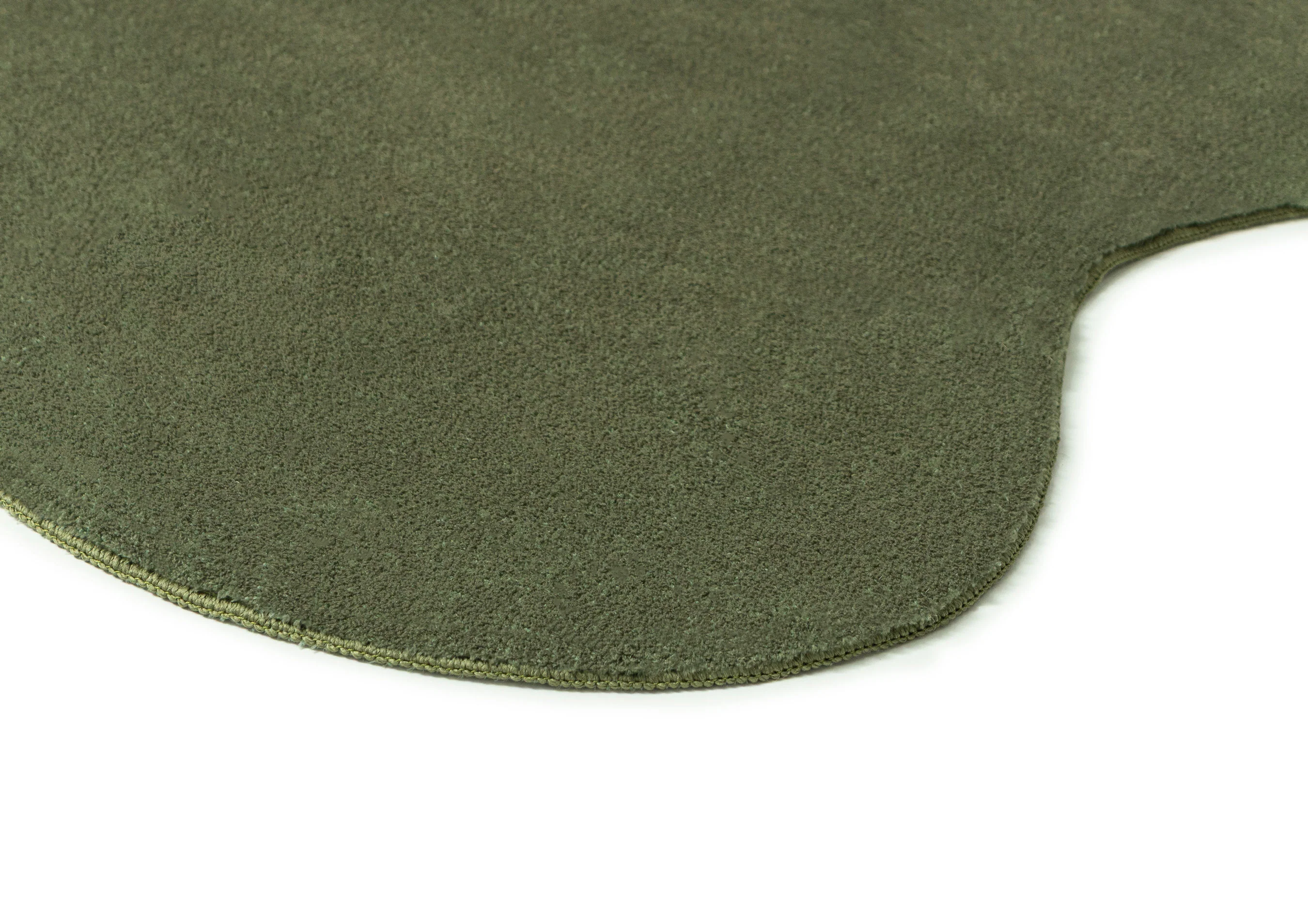 Sandara Olive Scallop Washable Rug - Image 7