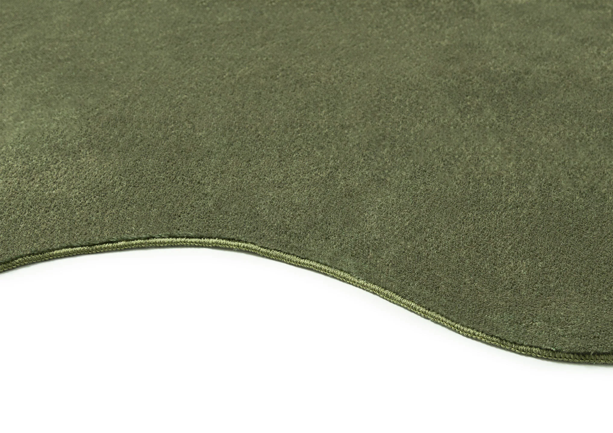 Sandara Olive Scallop Washable Rug - Image 8