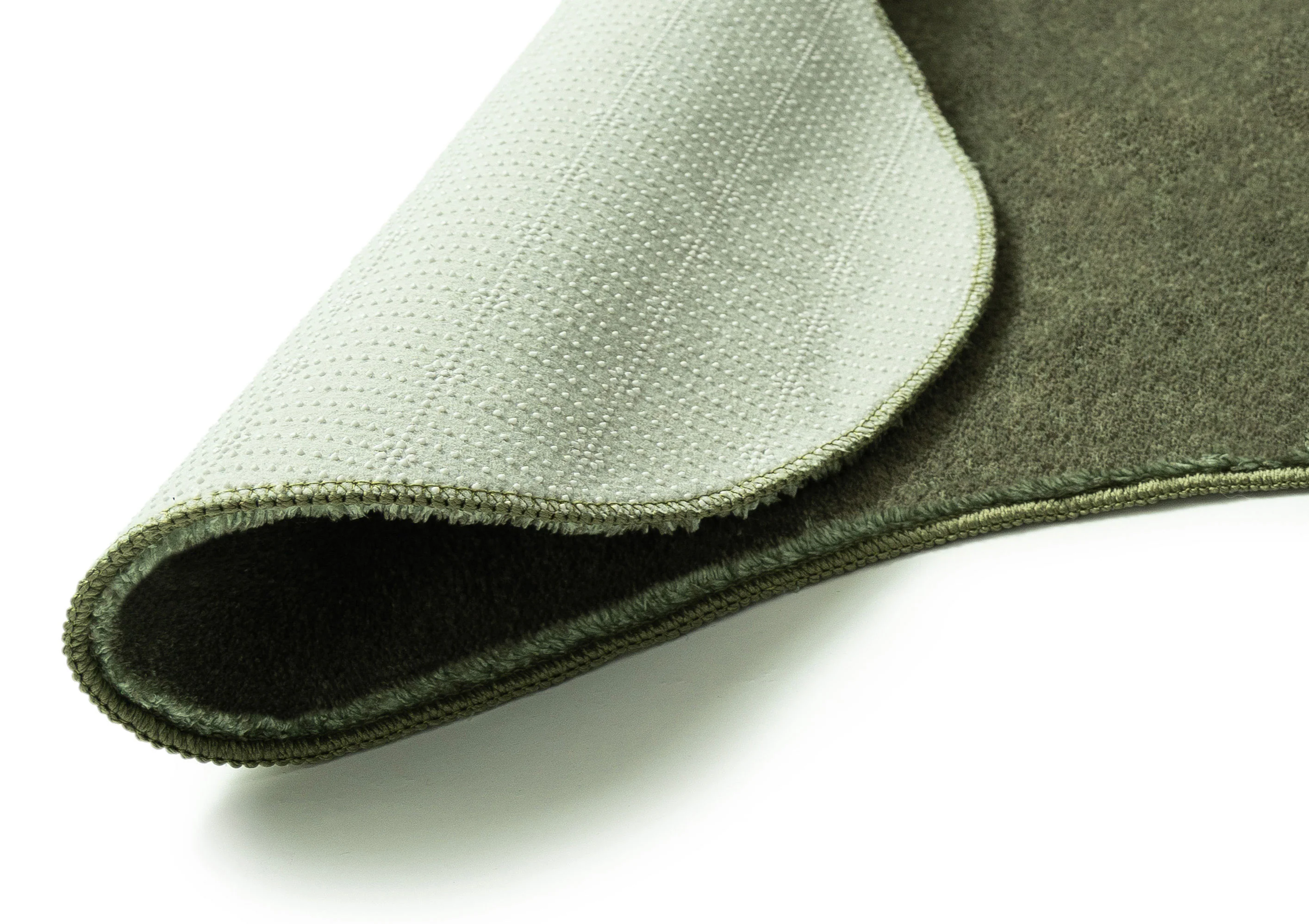 Sandara Olive Scallop Washable Rug - Image 9