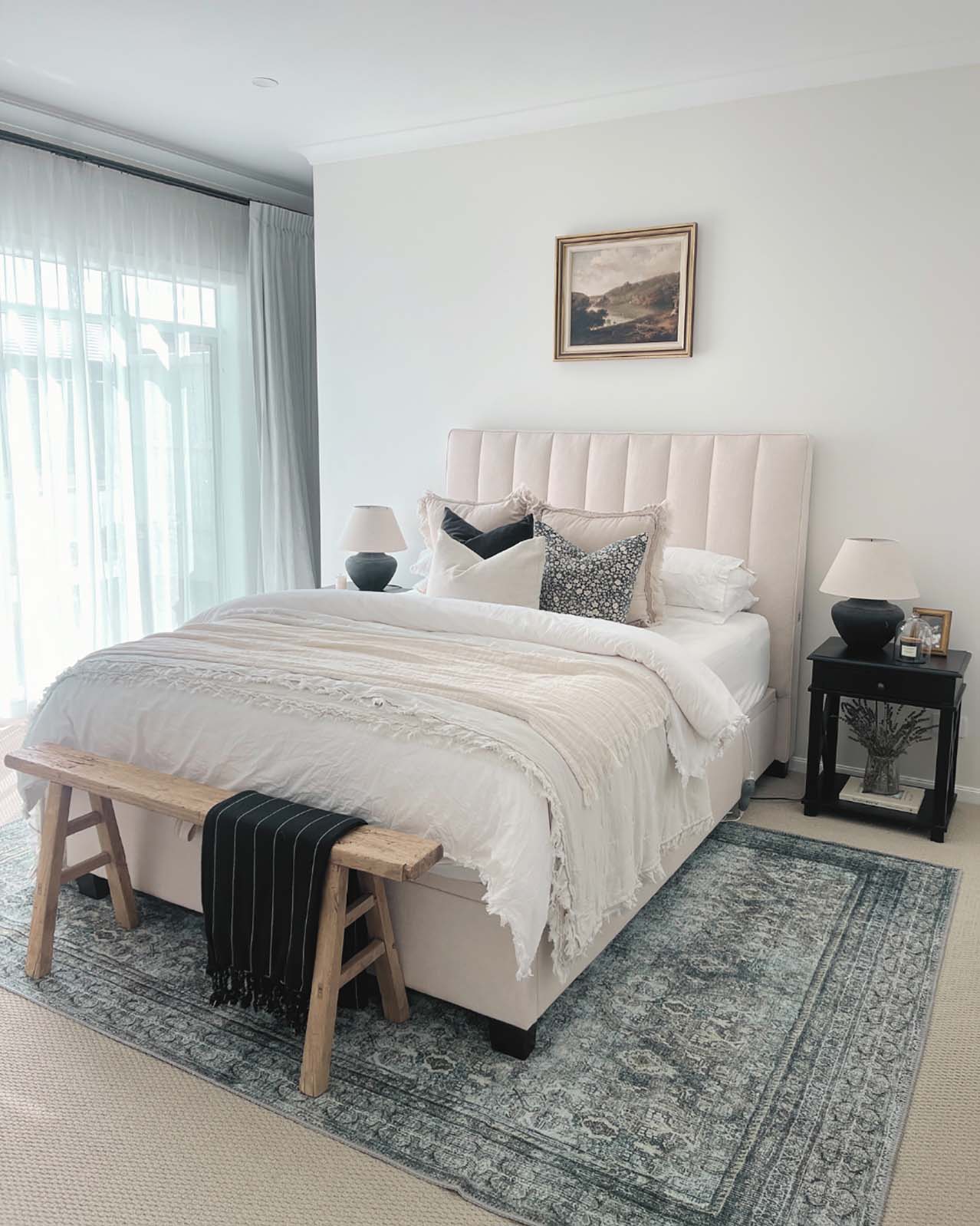 Santi Green and Grey Traditional Distressed Washable Rug - Image 9